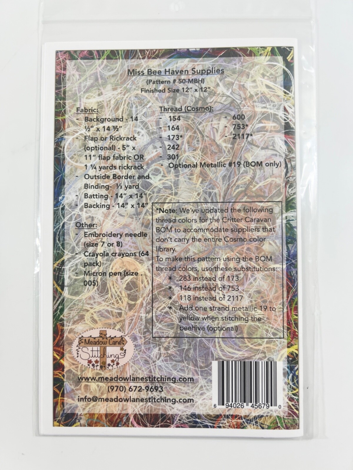 Meadow Lane Stitching Miss Bee Haven Quilt Pattern
