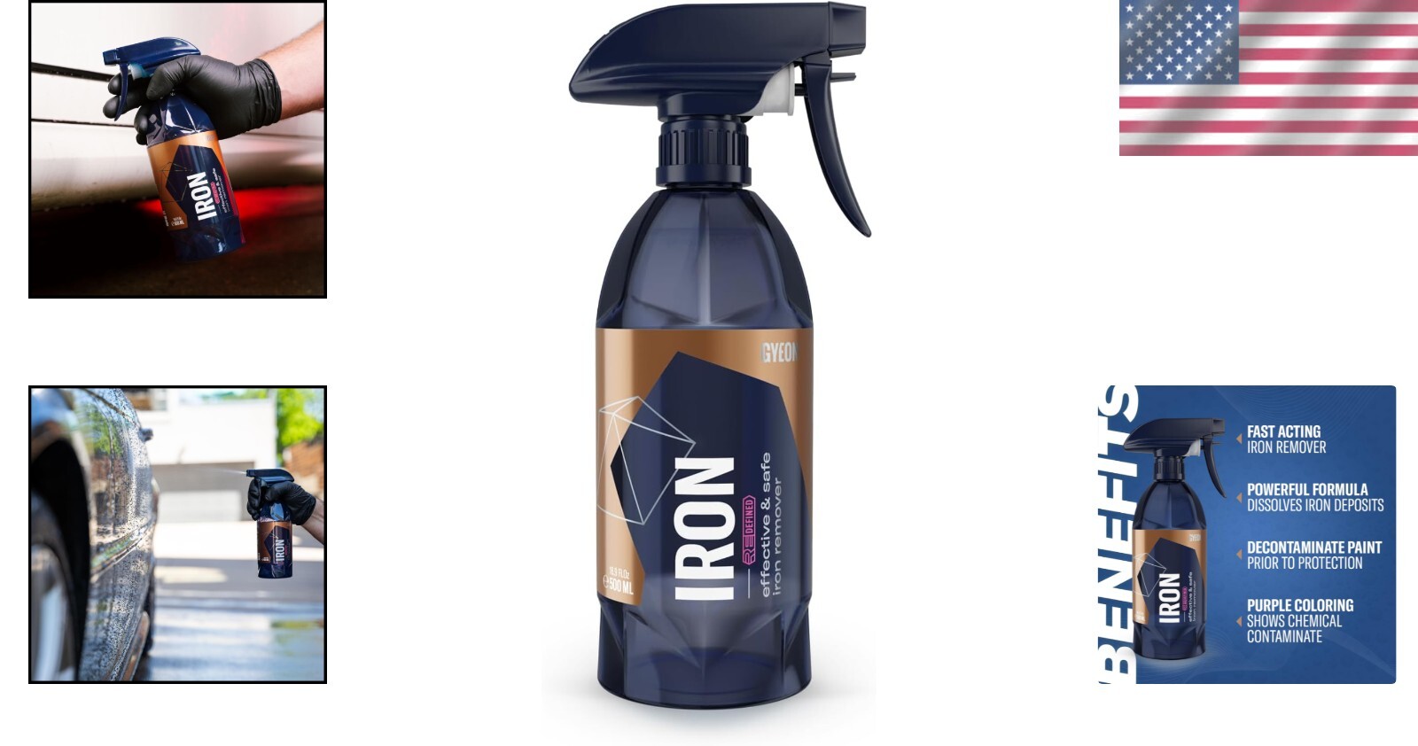 Multi-Use 500ml Iron and Rust Remover - Perfect for Car Detailing and Coating