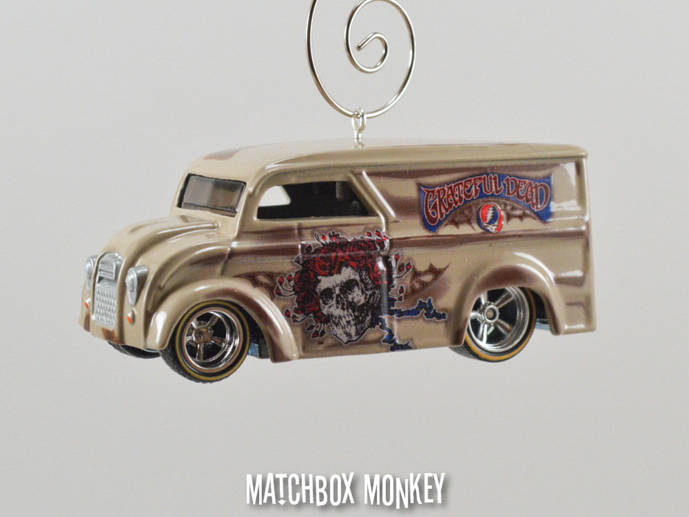 Custom Grateful Dead Head Delivery Truck Christmas Ornament Collectible Adorno