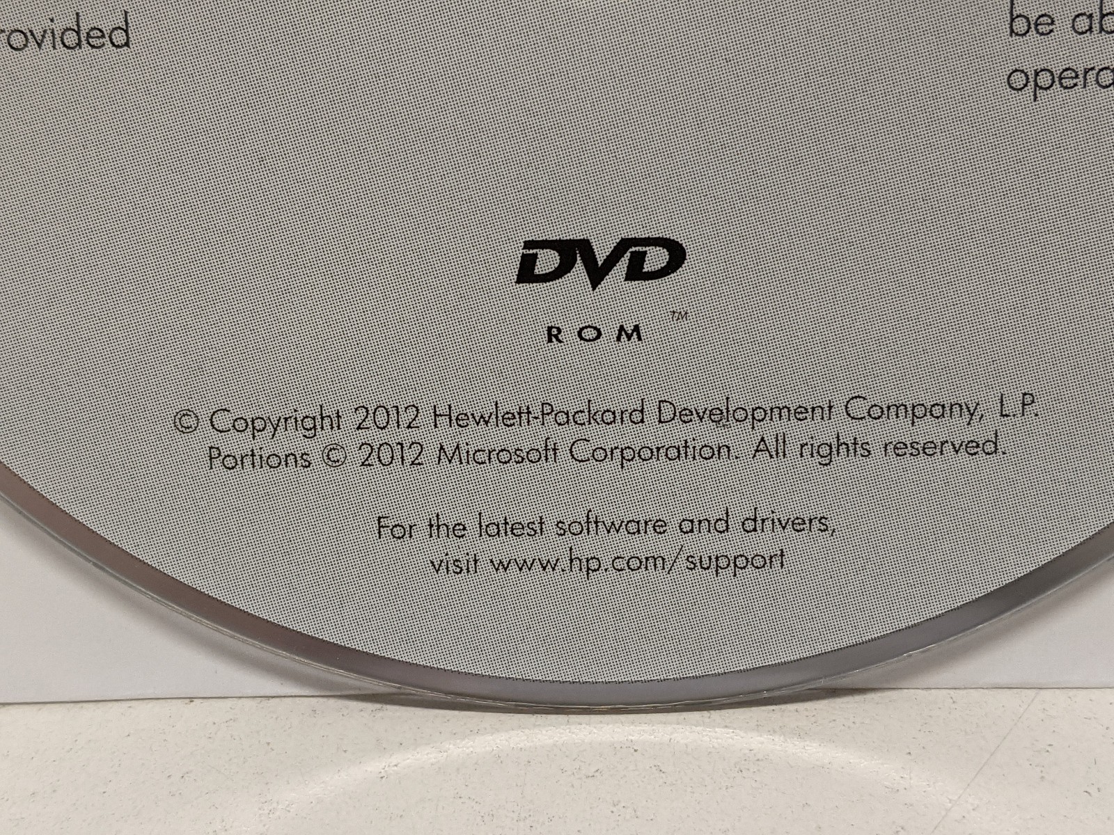HP Operating System DVD Windows 7 Professional Sp1 64-bit 650434-DN3