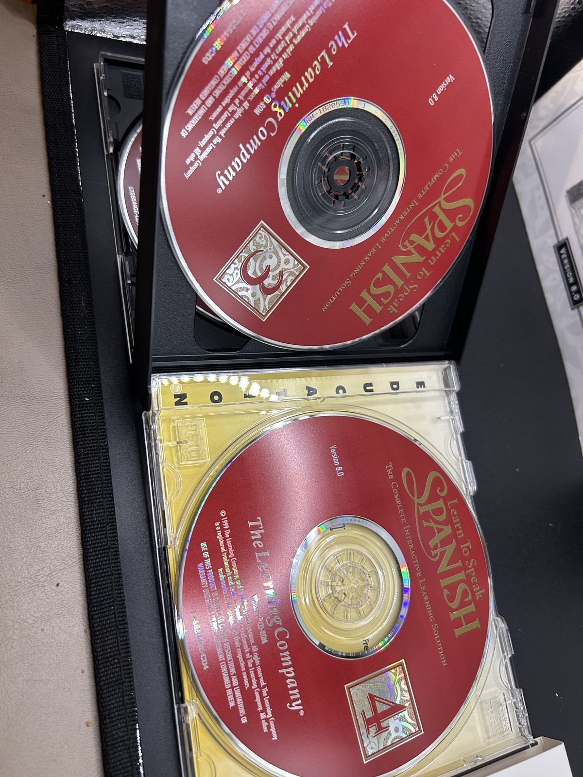 Learn To Speak Spanish Version 8.0 The Learning Company 4-CD Set PC Software