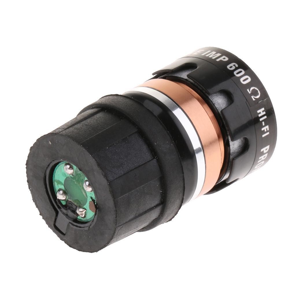 Practical DIY Wired Wireless Micophone MIC Cartridge KTV Accessory Black