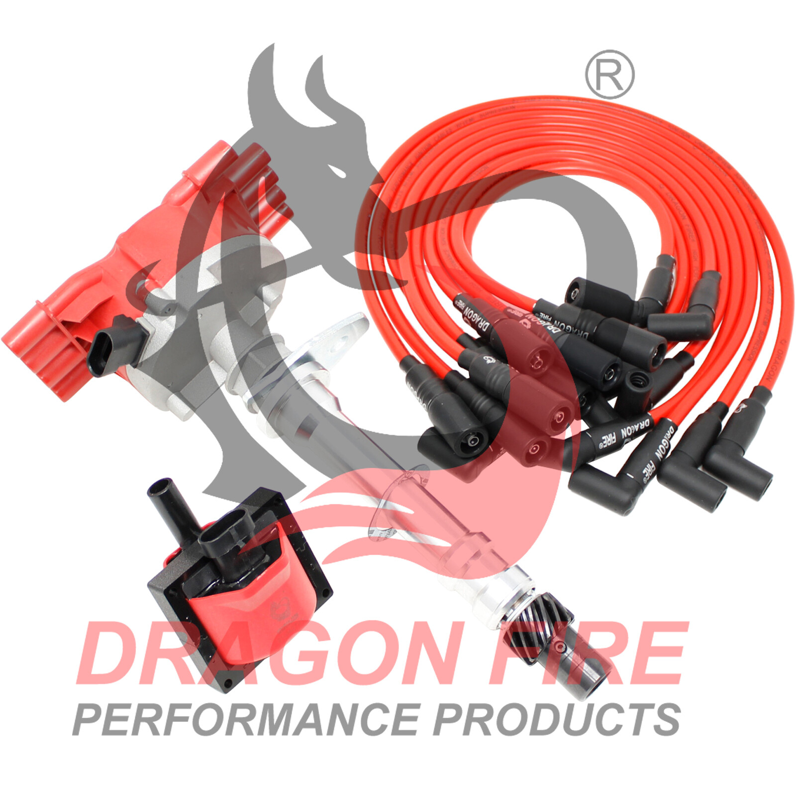 Power Pack Distributor Wires and Coil For 96-01 Chevy GMC 5.7L 7.4L 350 454 V8