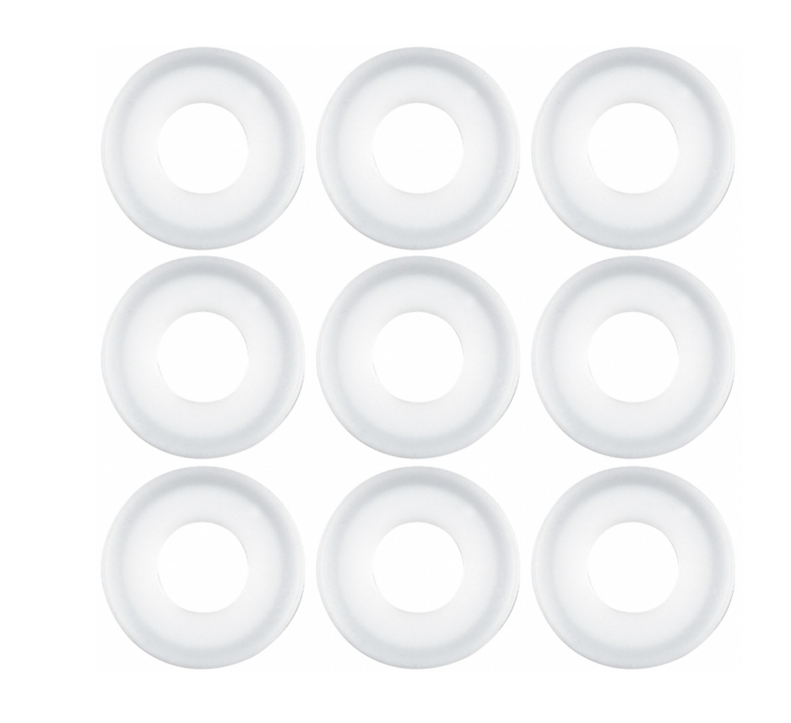9 pcs- Silicone Tri Clamp 1" Gasket Ring Airtight Seal Moonshine Keg Mason Jar