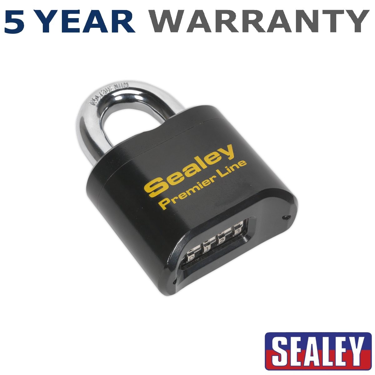 Sealey Premier� Steel Body Combination Padlock 62mm PL603