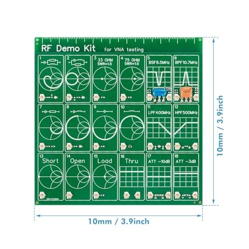 RF Filter Attenuator Kit for NanoVNA-H/F, RF Tester Board, Vector Network Analyz