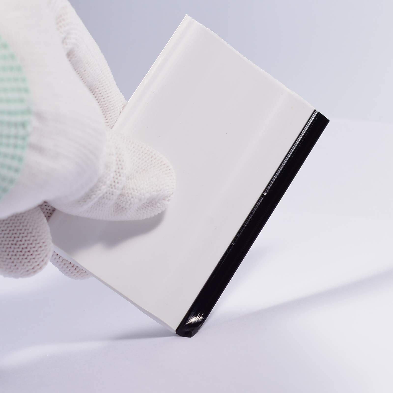 3-inch Screen Printing Squeegee with Soft Rubber, Tiny Flexible Block Scraper...