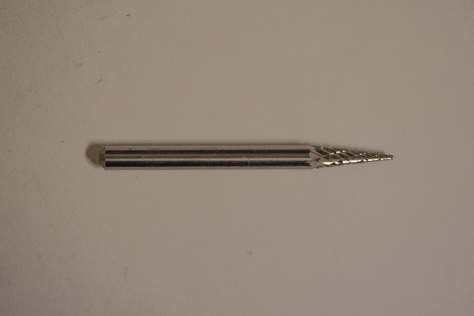 SM42D Cone SOLID Carbide Burr Bur Cutting Tool Die Grinder Bit 1/8"