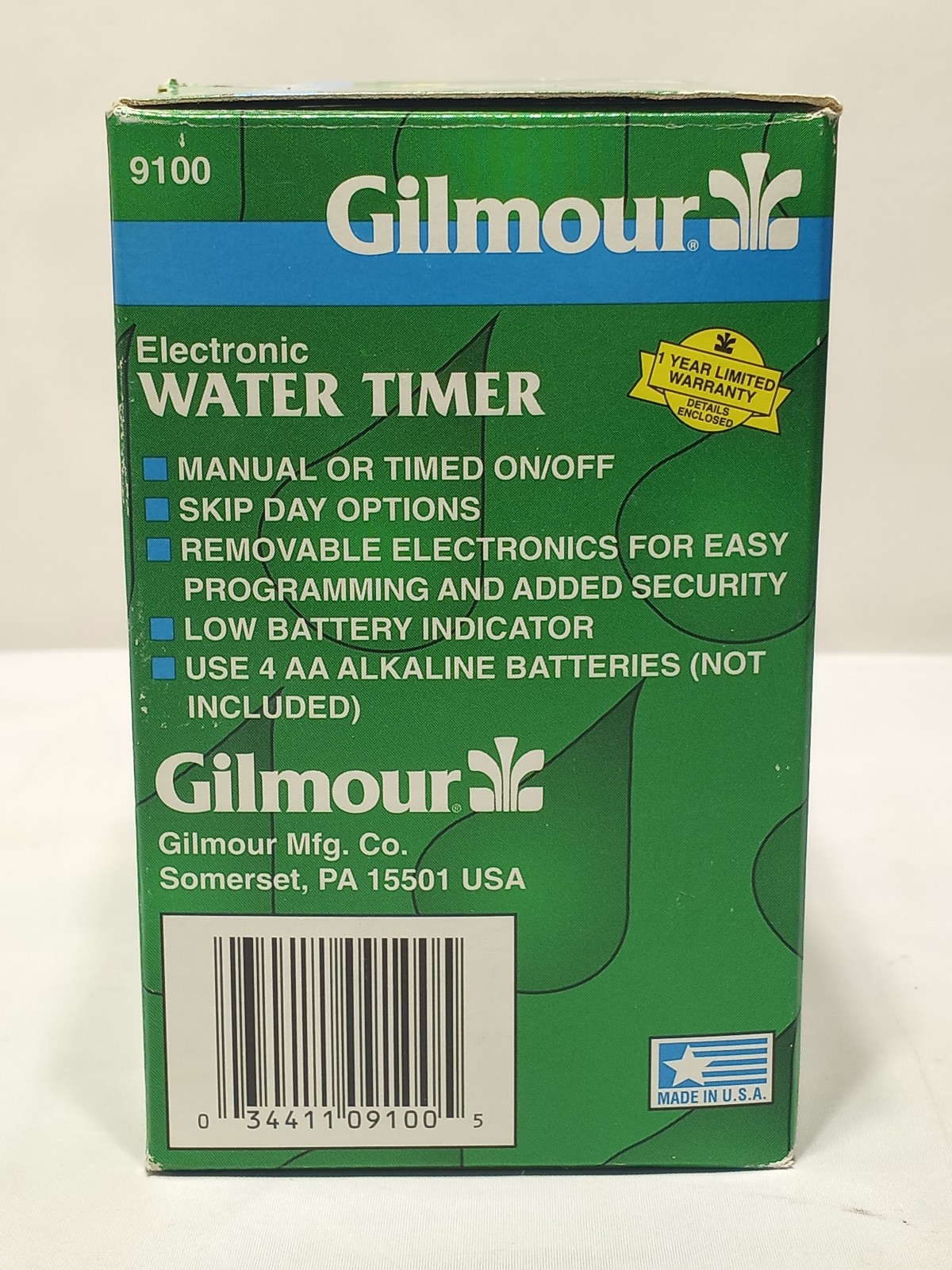 Gilmour Electronic Water Timer 9100 Automatic Grass Lawn Watering System
