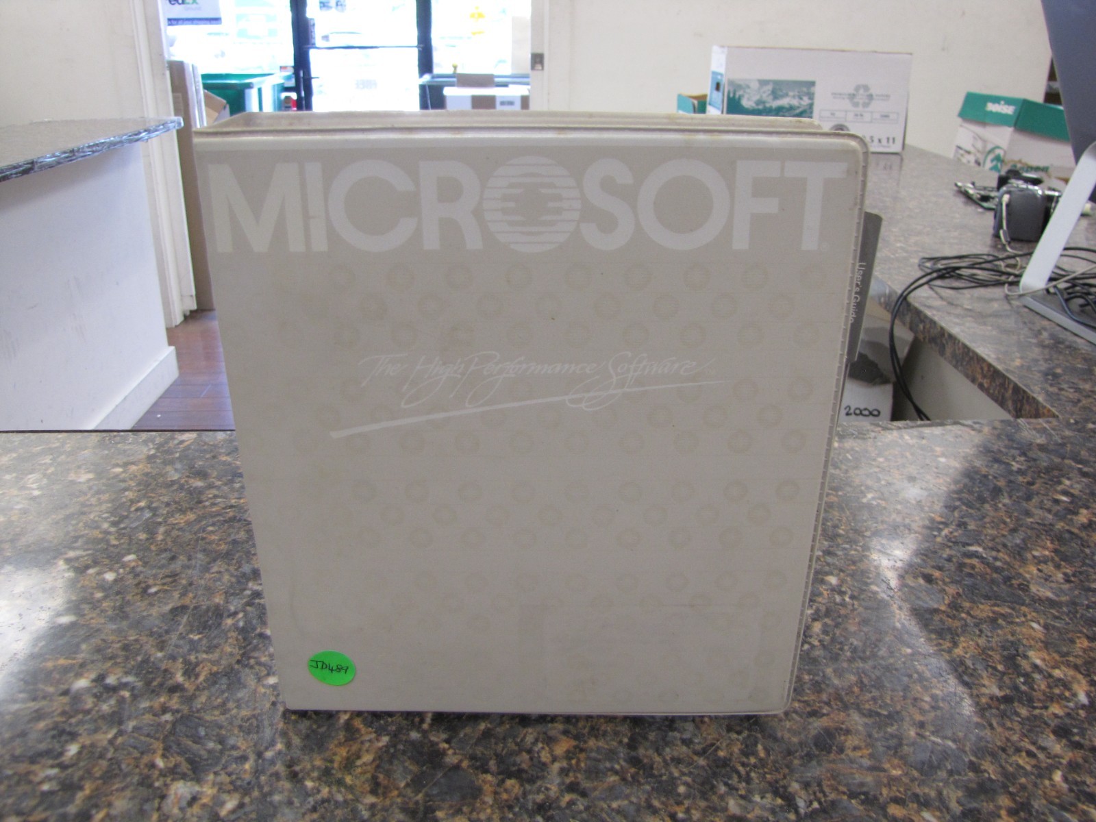Vintage 1985 Microsoft Fortran Compiler Manual Binder for Apple/Mac - JD489