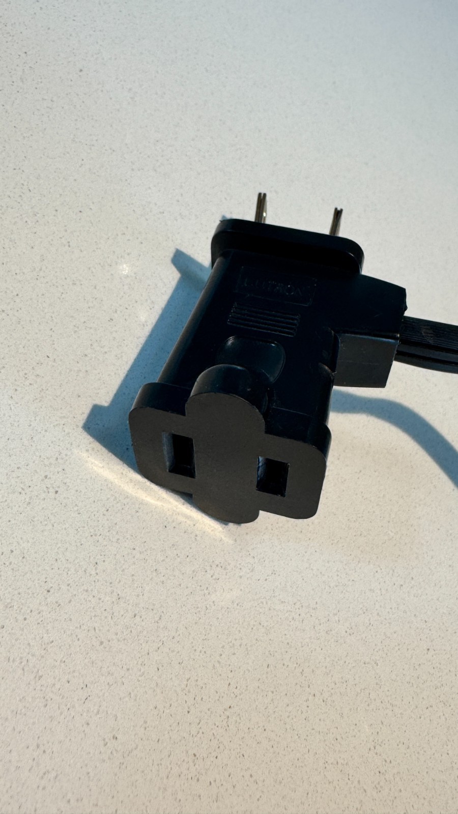 Lutron RRD-3LD Tabletop Lamp Dimmer RadioRa 2 & 3 Compatible - Black