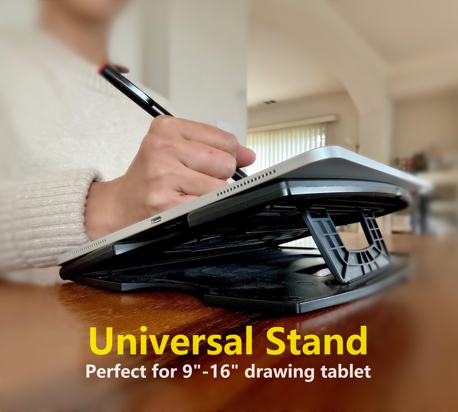 Tablet Drawing Stand, Digital Drawing Pad Stand, Foldable, Adjustable for 9 t...