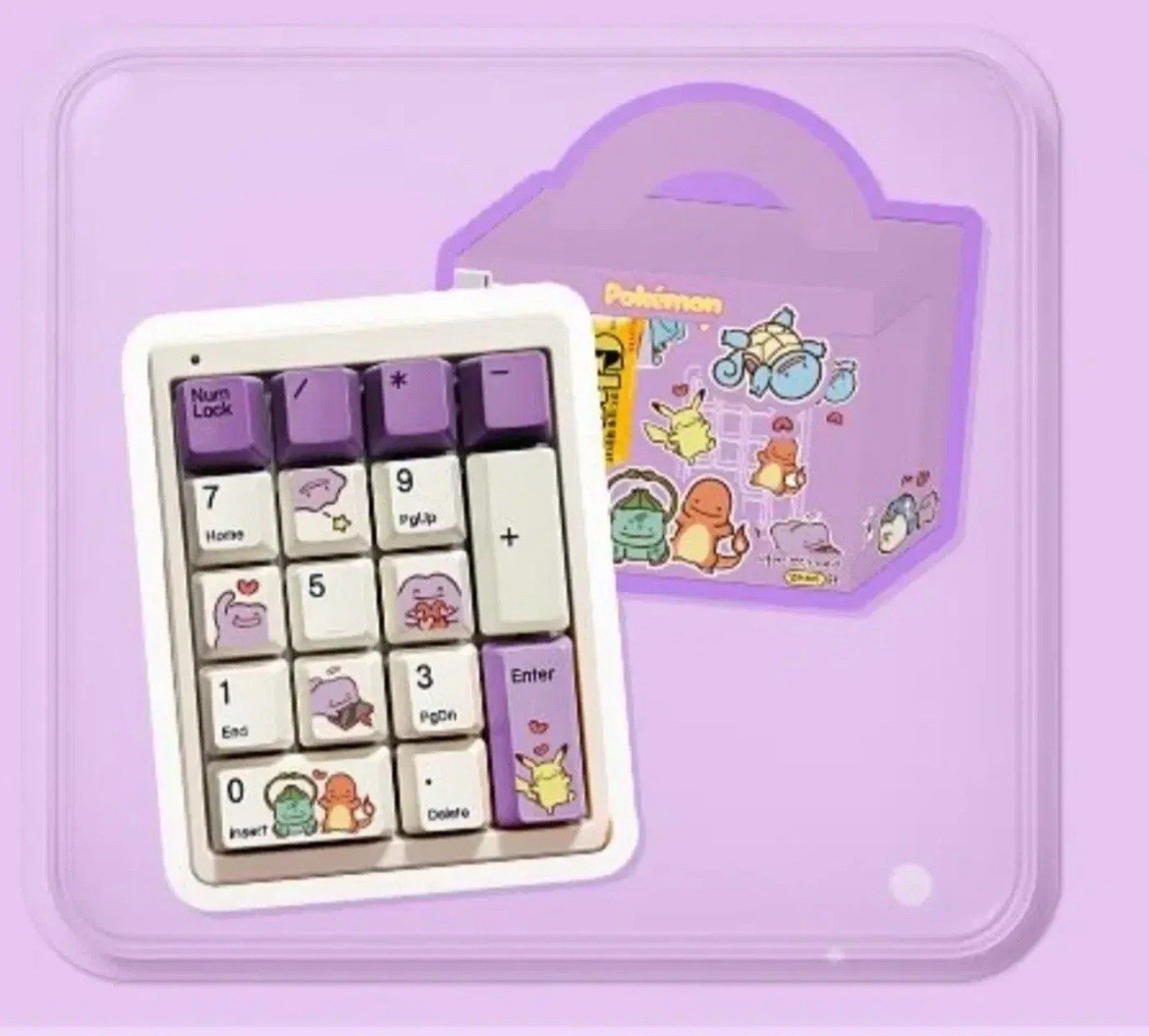 korea exclusive) ditto numberpad keyboard. pokemon limited goods.
