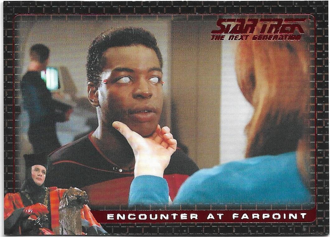 Star Trek TNG Archives Inscriptions Encounter at Farpoint E1 -E46 You Pick card