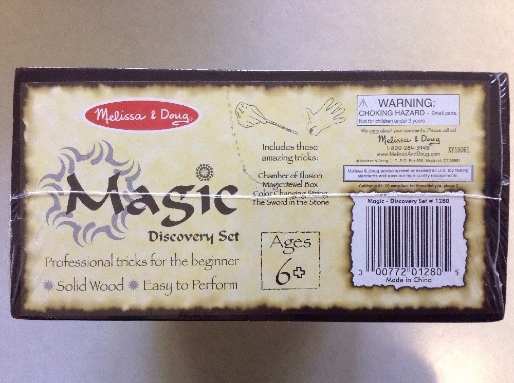 New Melissa & Doug Discovery Set Magic Solid Wood Ages 6+