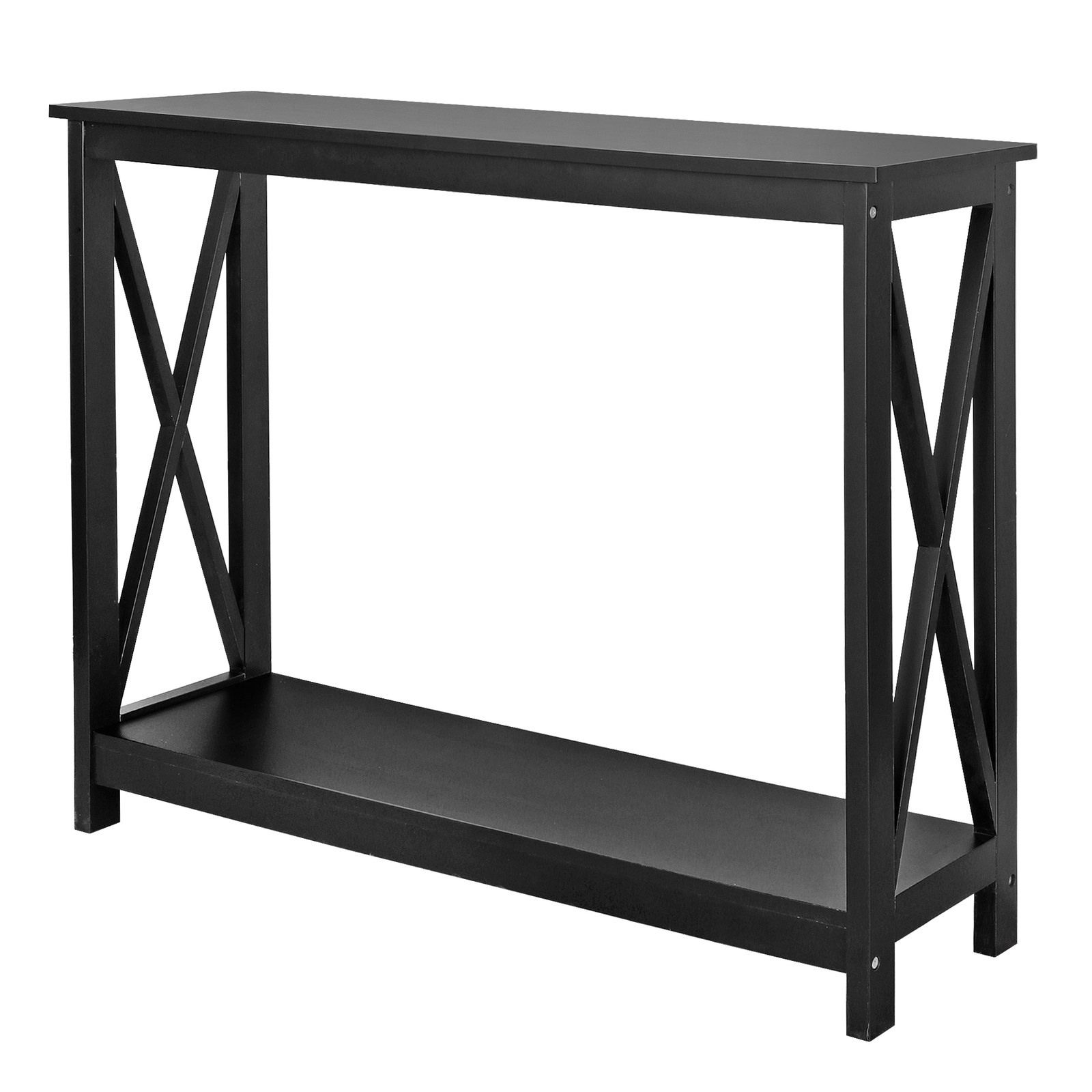 Console Table Along Bed Accent Side Stand Display Storage Shelf Entryway Decor