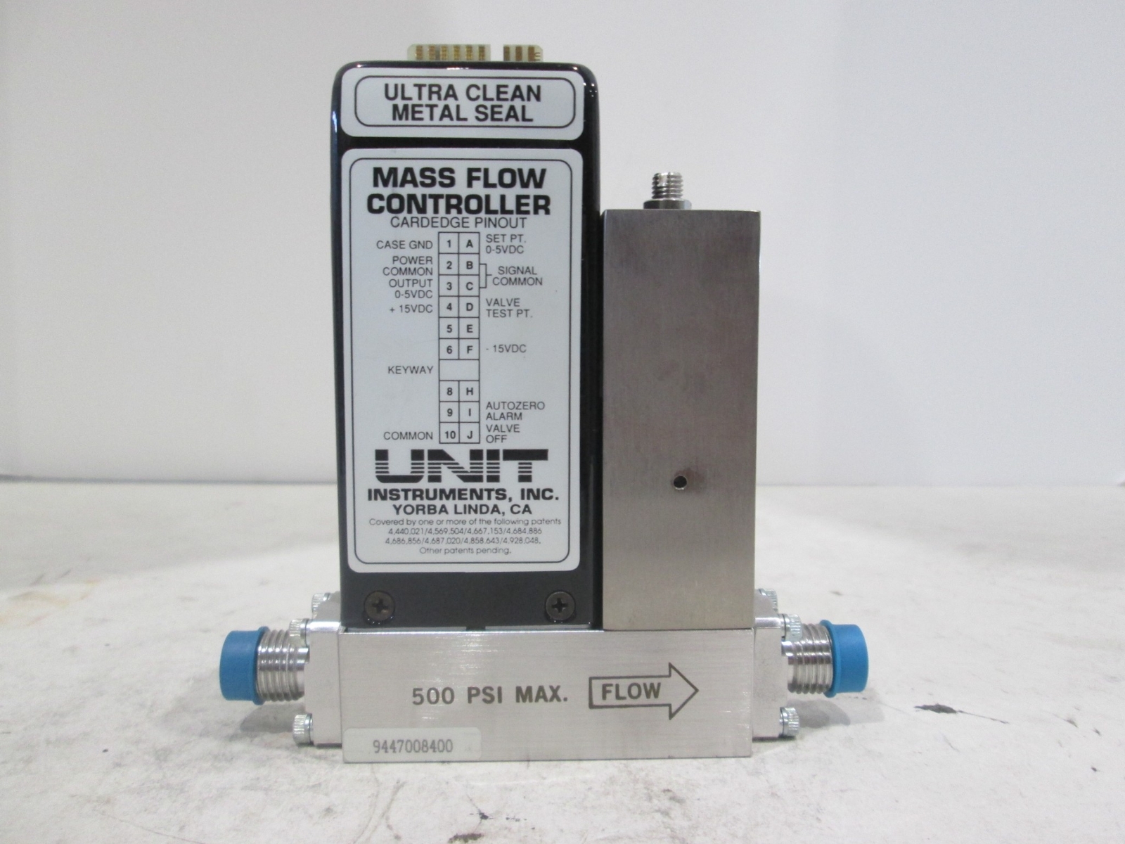 Unit, UFC-1168A, Range 10 SLM, Gas O2, Used