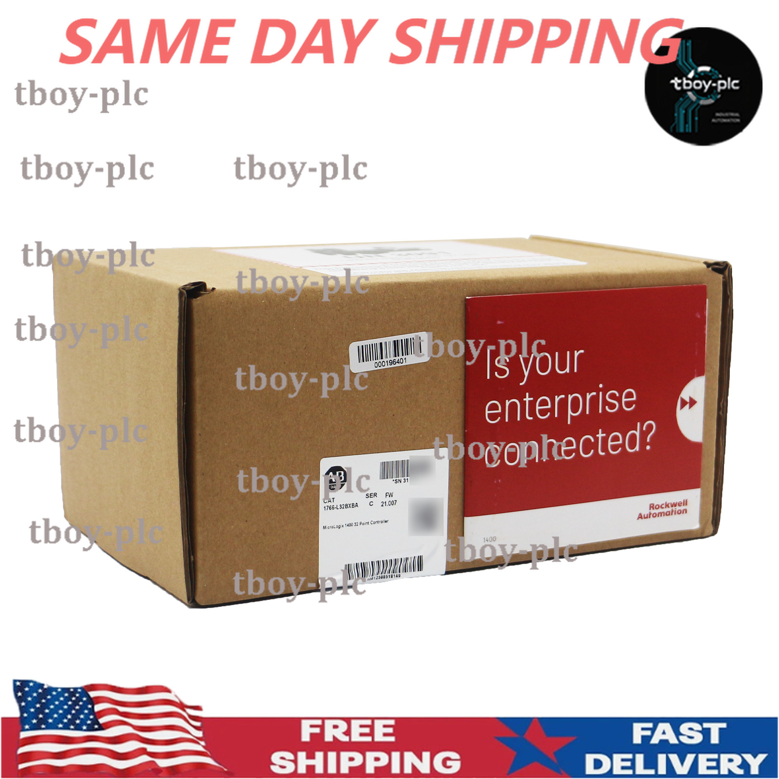 New Allen-Bradley 1766-L32BXBA MicroLogix1400 Controller 1766L32BXBA US Free Tax