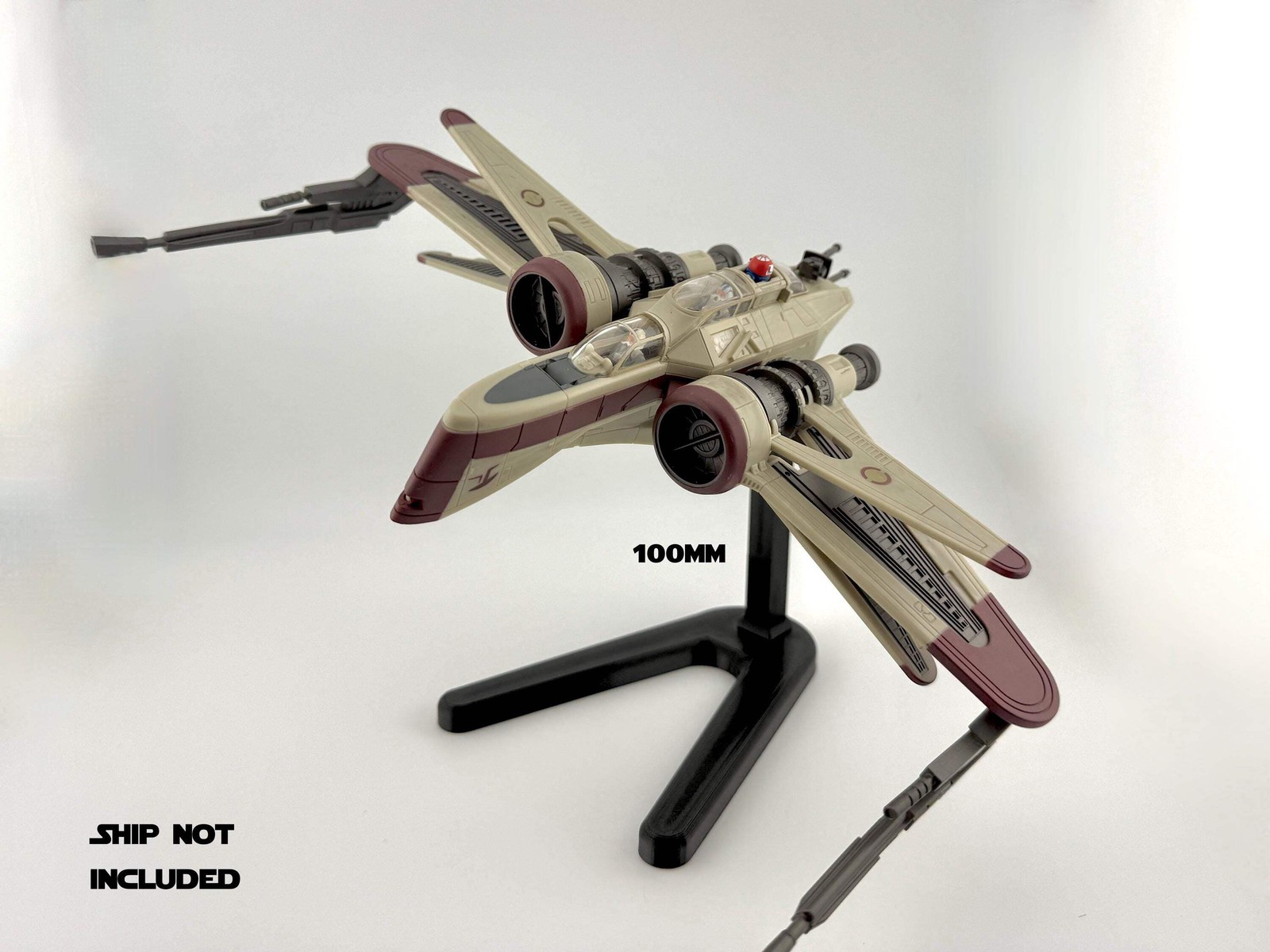 ARC-170 Flight Stand for Micro Galaxy Squadron | Cosmic Swap Flight Stands