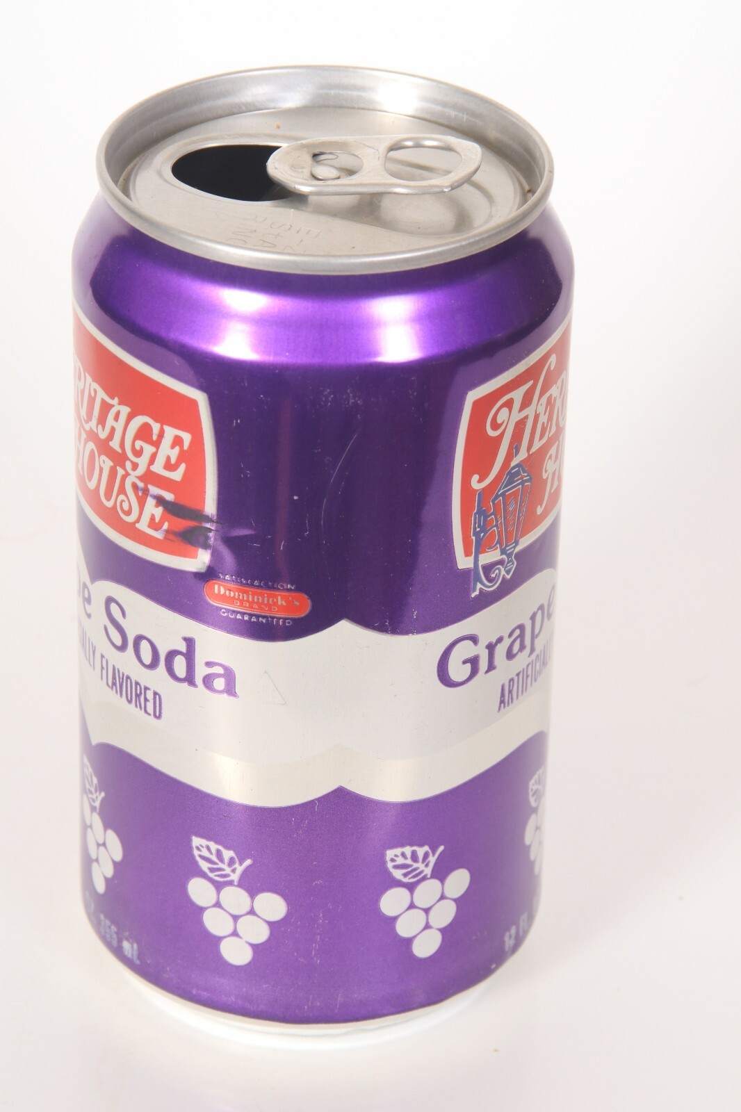 Heritage House Grape soda can