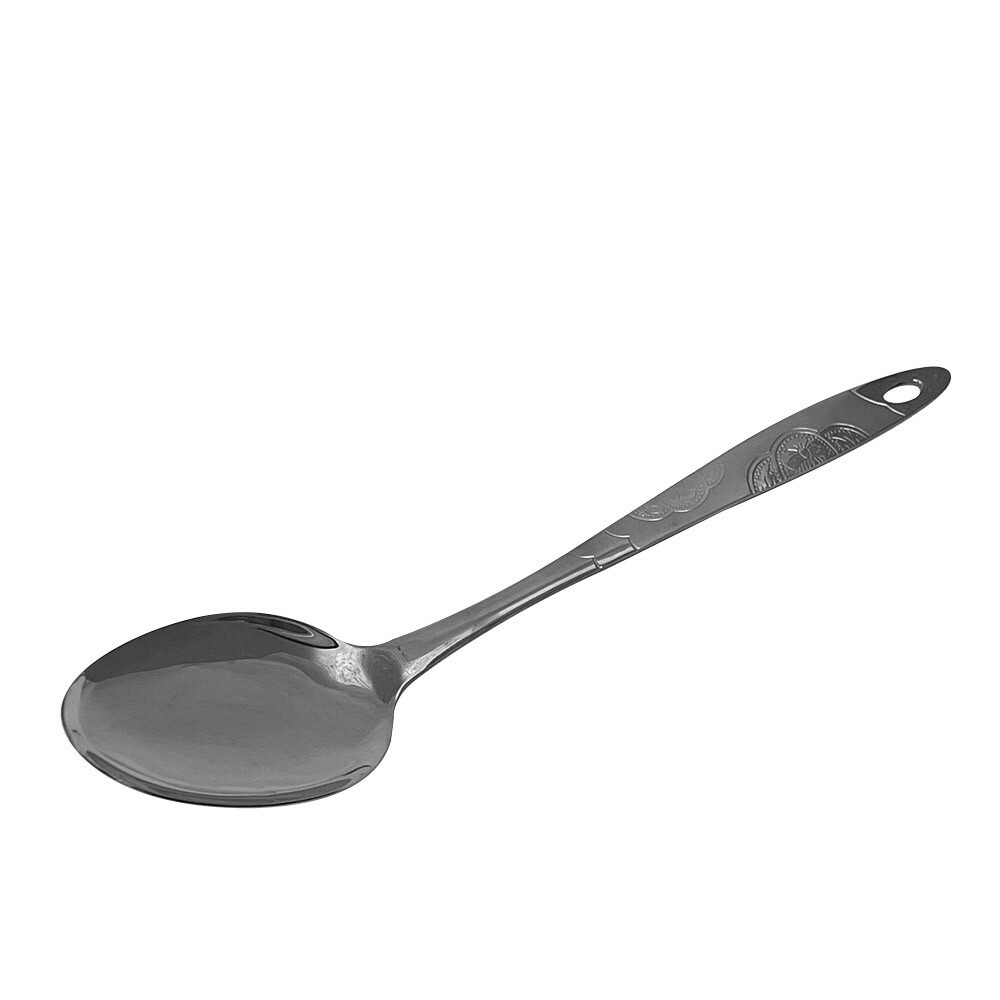 12.5" Korean Soup Spoon Long Handle Rice Spoon for Home, Kitchen, Restaurant Use