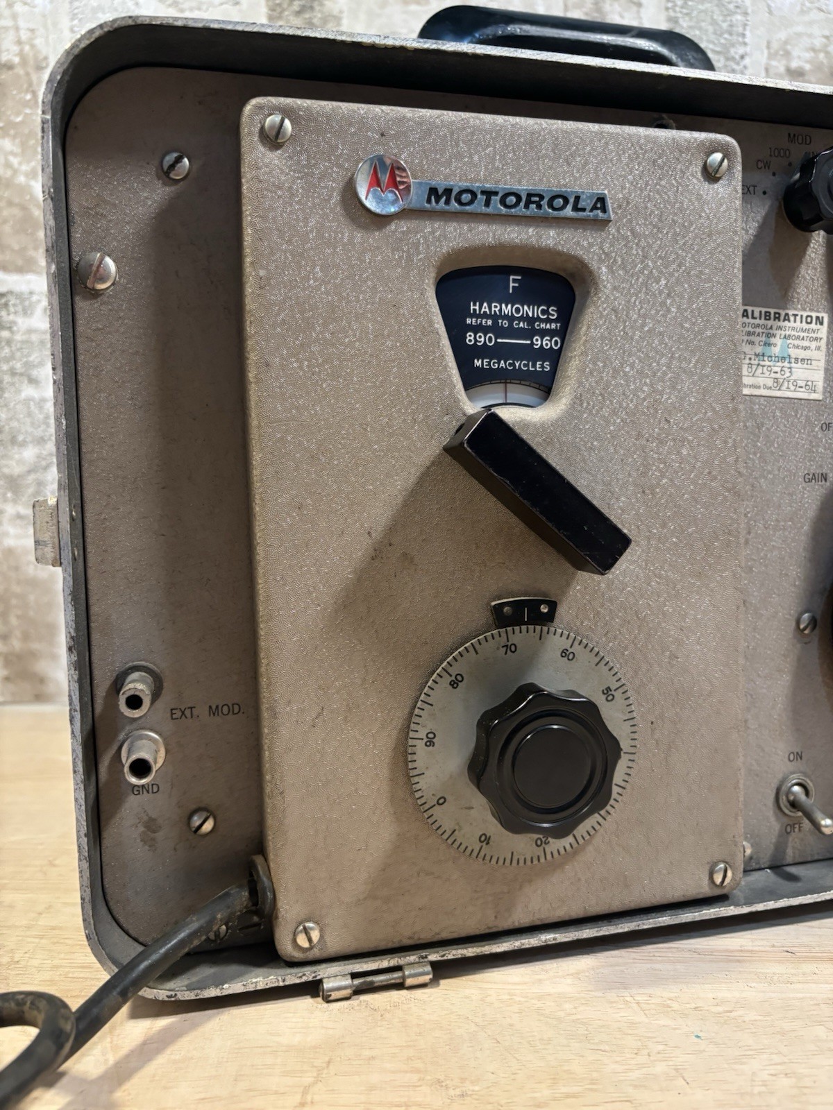 ⭐️Vintage Motorola Measurements Signal Generator⭐️Model T-1034-A⭐️Untested⭐️