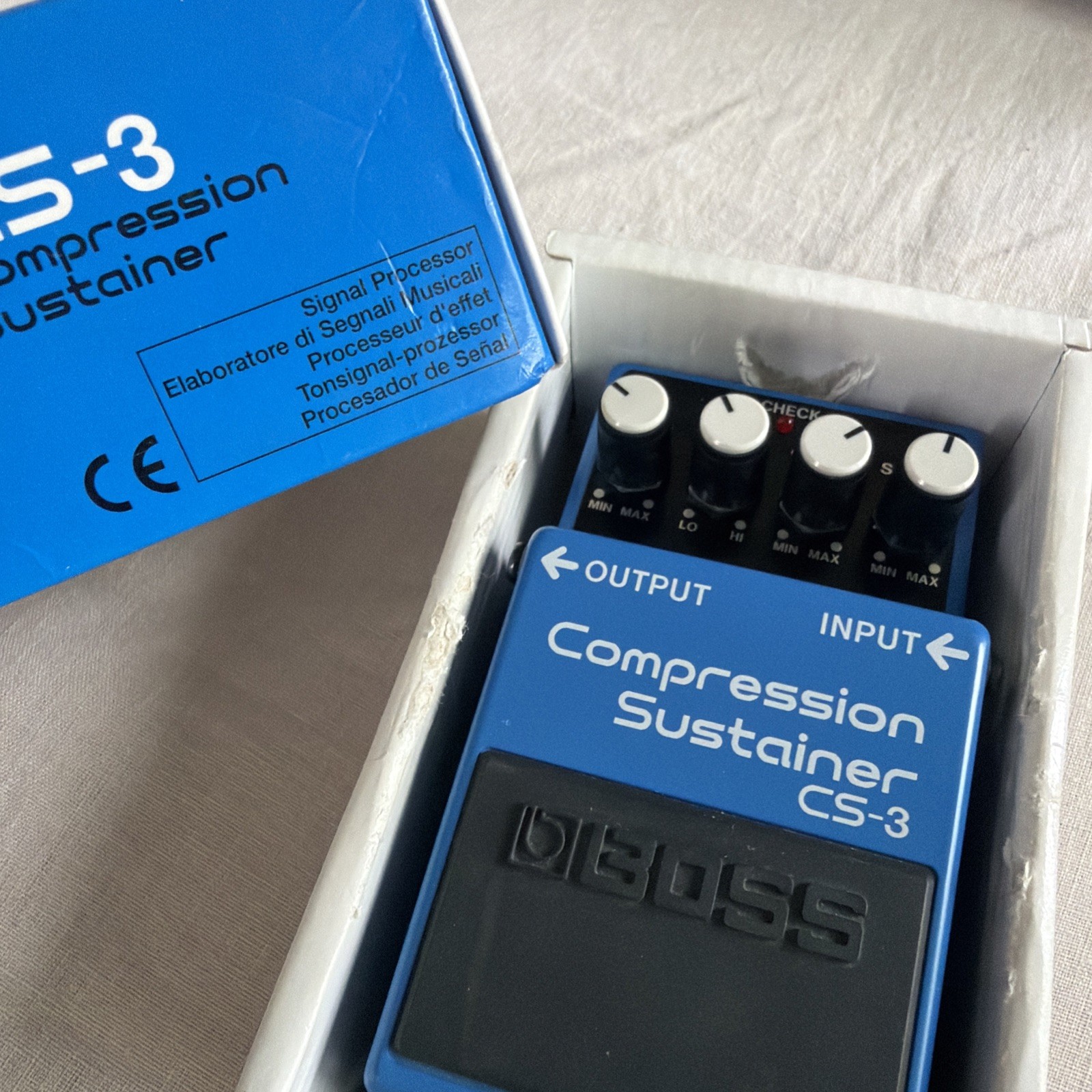 BOSS CS-3 Compression Sustainer Effects Pedal