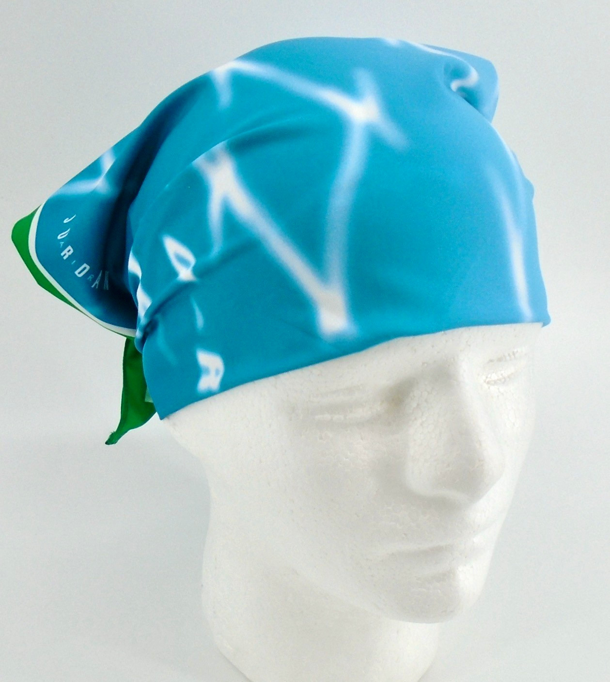 Nike Jordan Bandana Adult DRI-FIT Printed Lucky Green/Aquatone/White