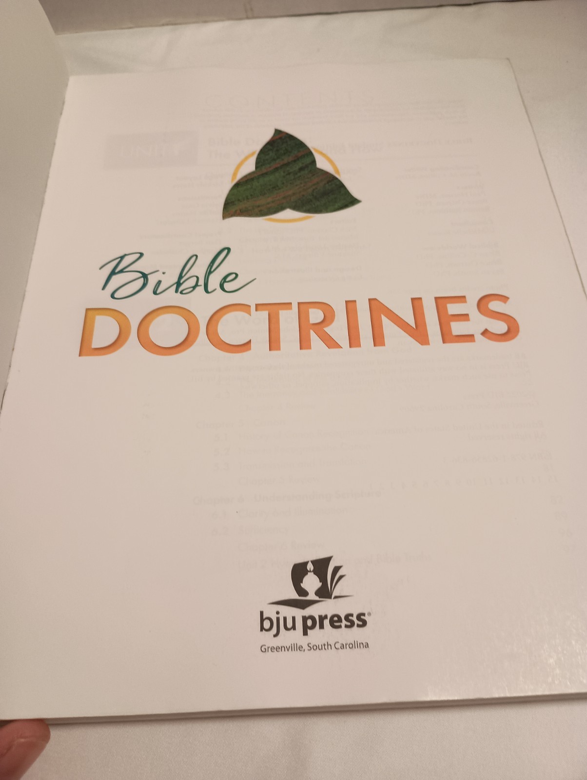BJU Press Bible Doctrines Student Textbook