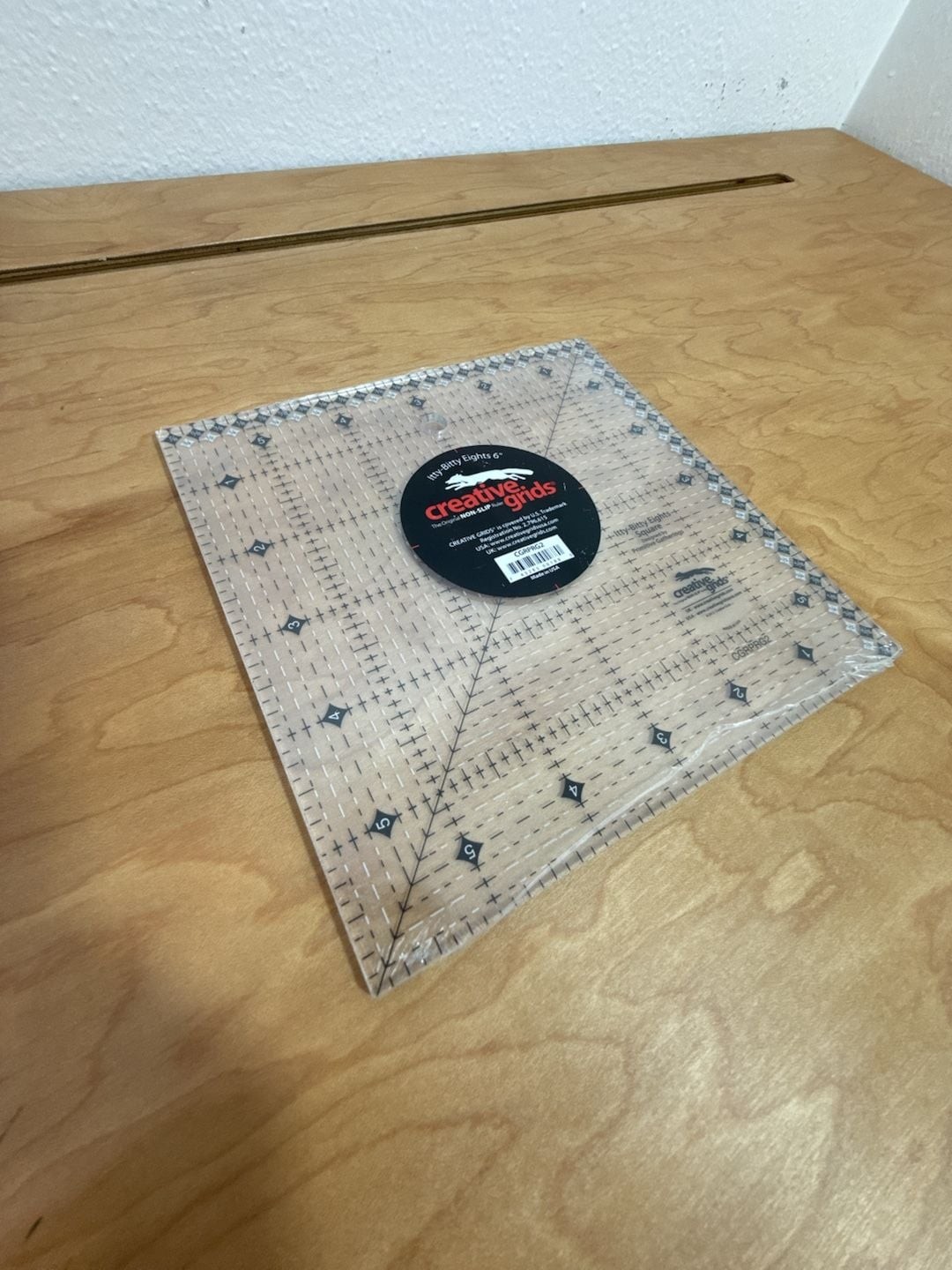 Creative Grids Itty-Bitty Eights 6" Square Quilting Ruler