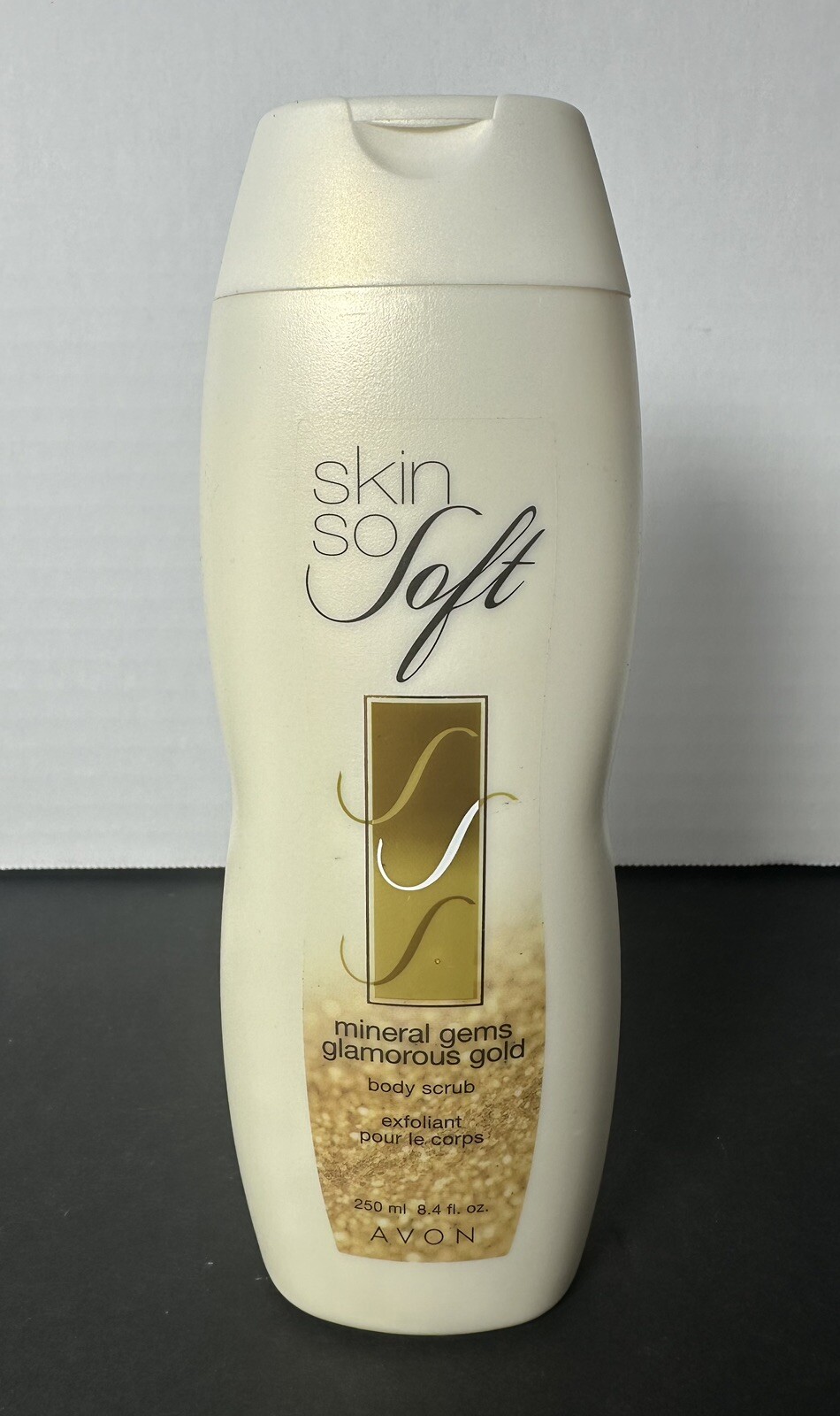 Avon Skin so Soft Mineral Gems Glamorous Gold Body Lotion 8.4 Oz