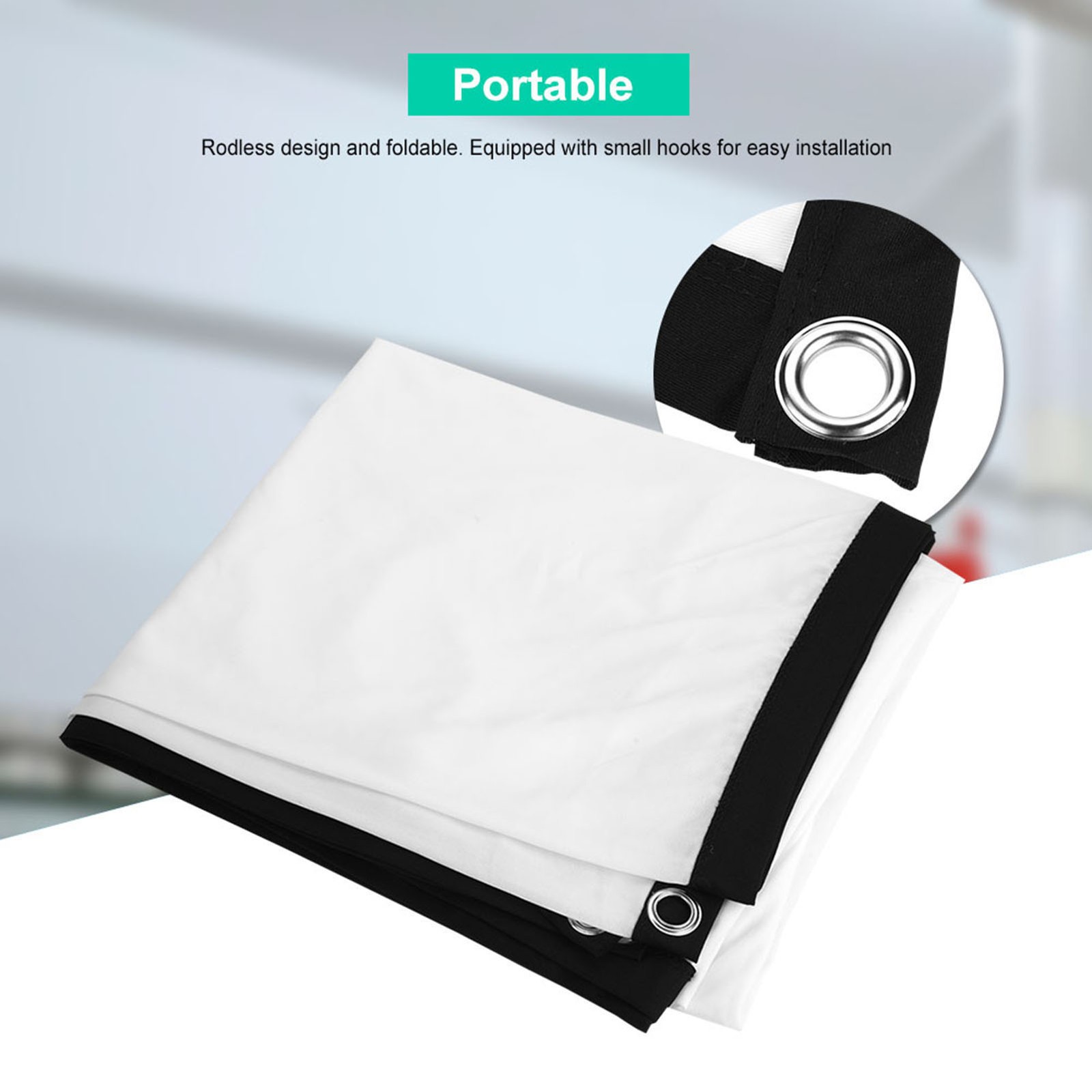 100 HD Projector Screen Ultra-clear Visual Experience For Home Theater