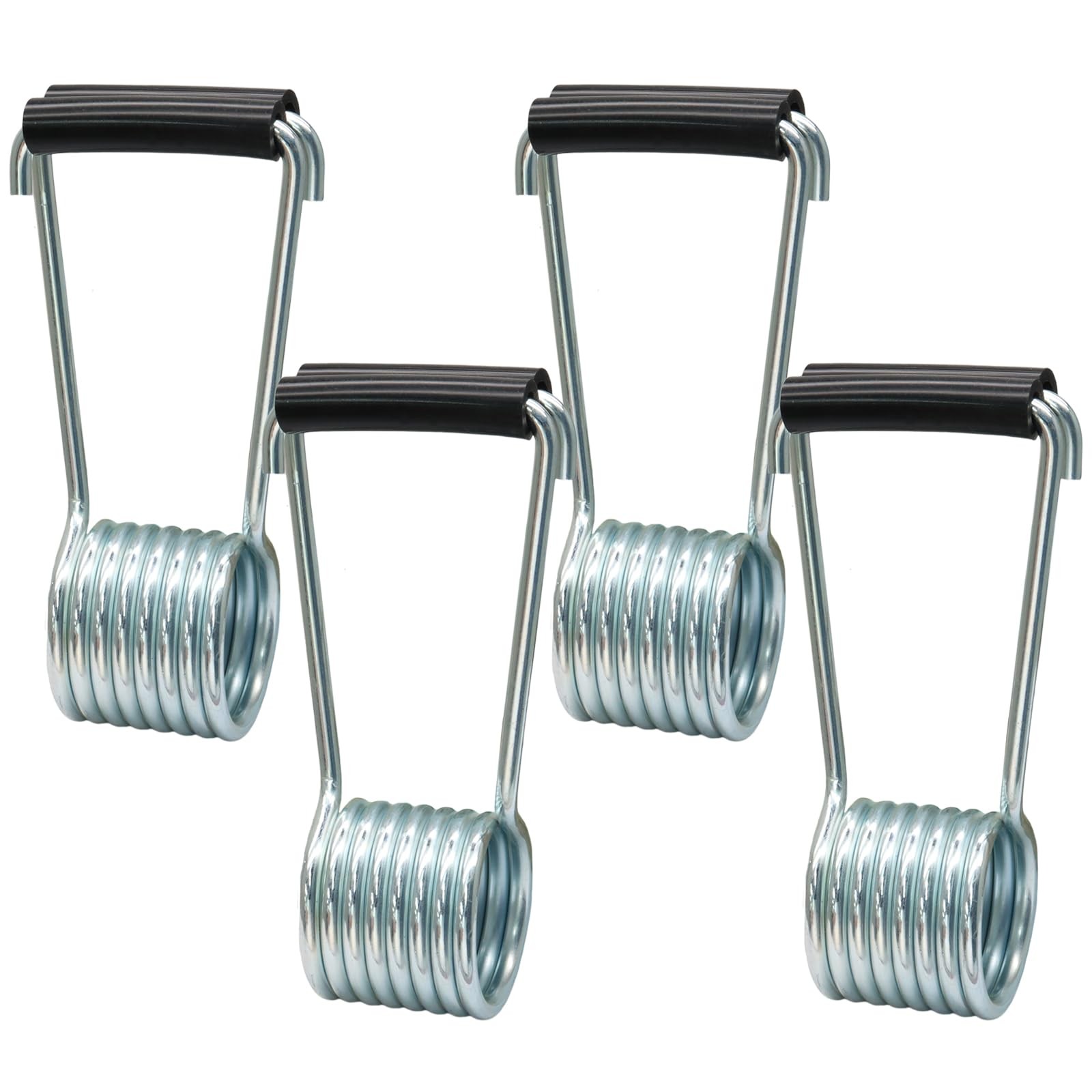 Litoexpe 4 Pack Universal Butterfly Spring Door Closer with Rubber Bumpers Se...