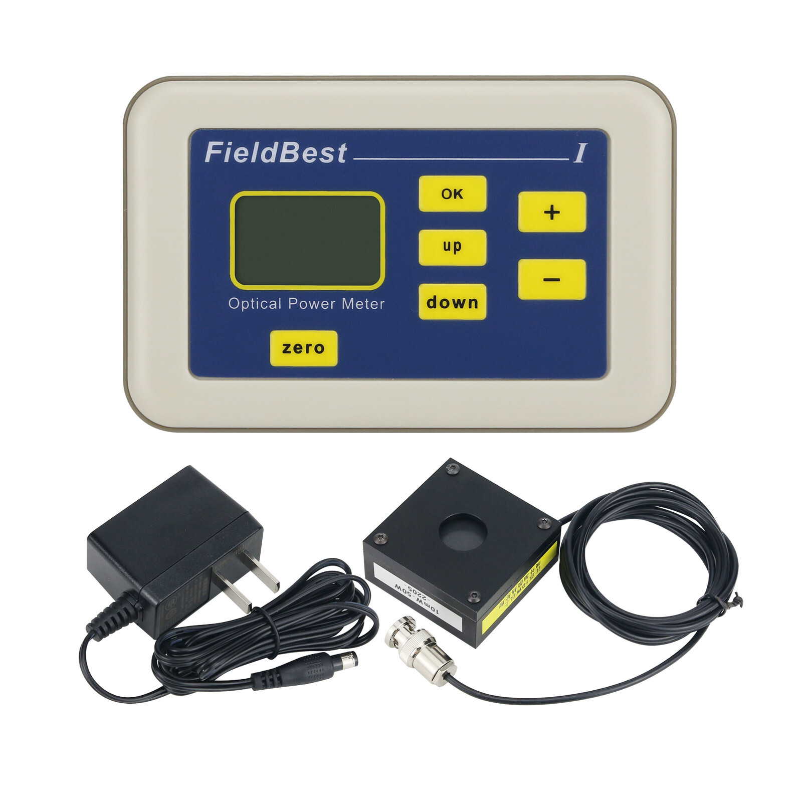 10mW-50W Optical Power Meter Premium Laser Power Meter Power Supply