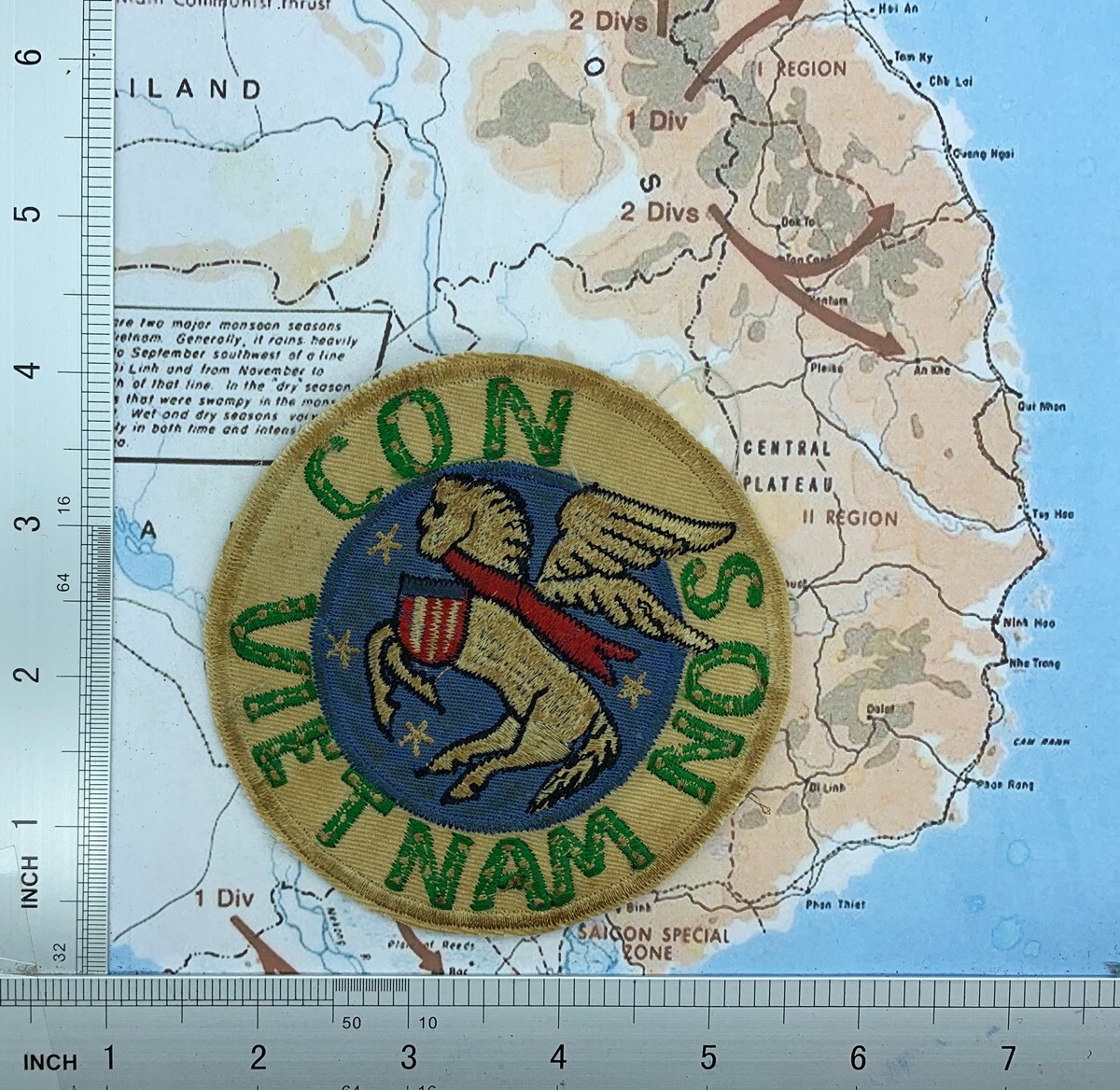 Patch , USCG Coast Guard Con Son Vietnam Patch , S9