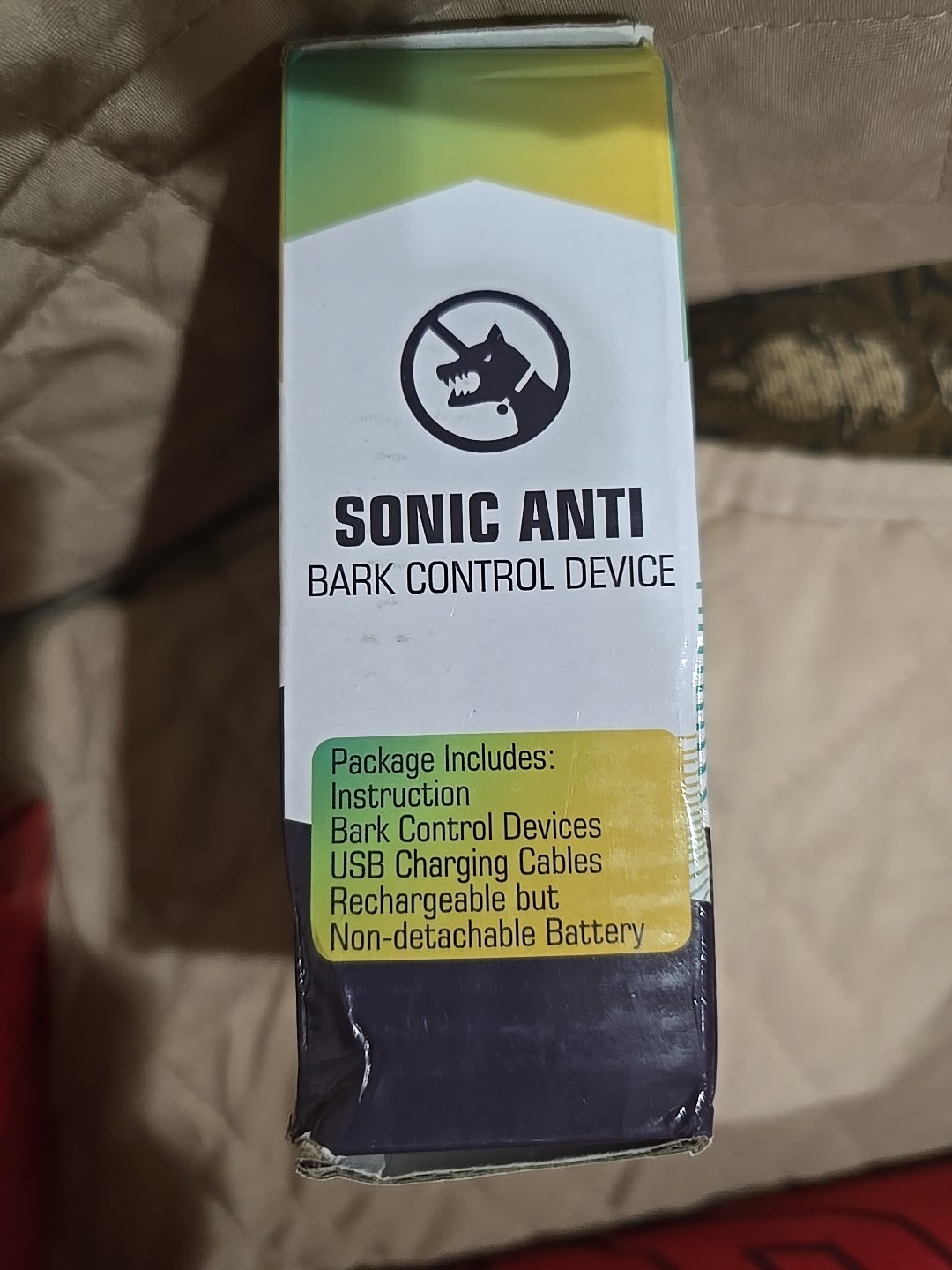 sonic anti bark control device