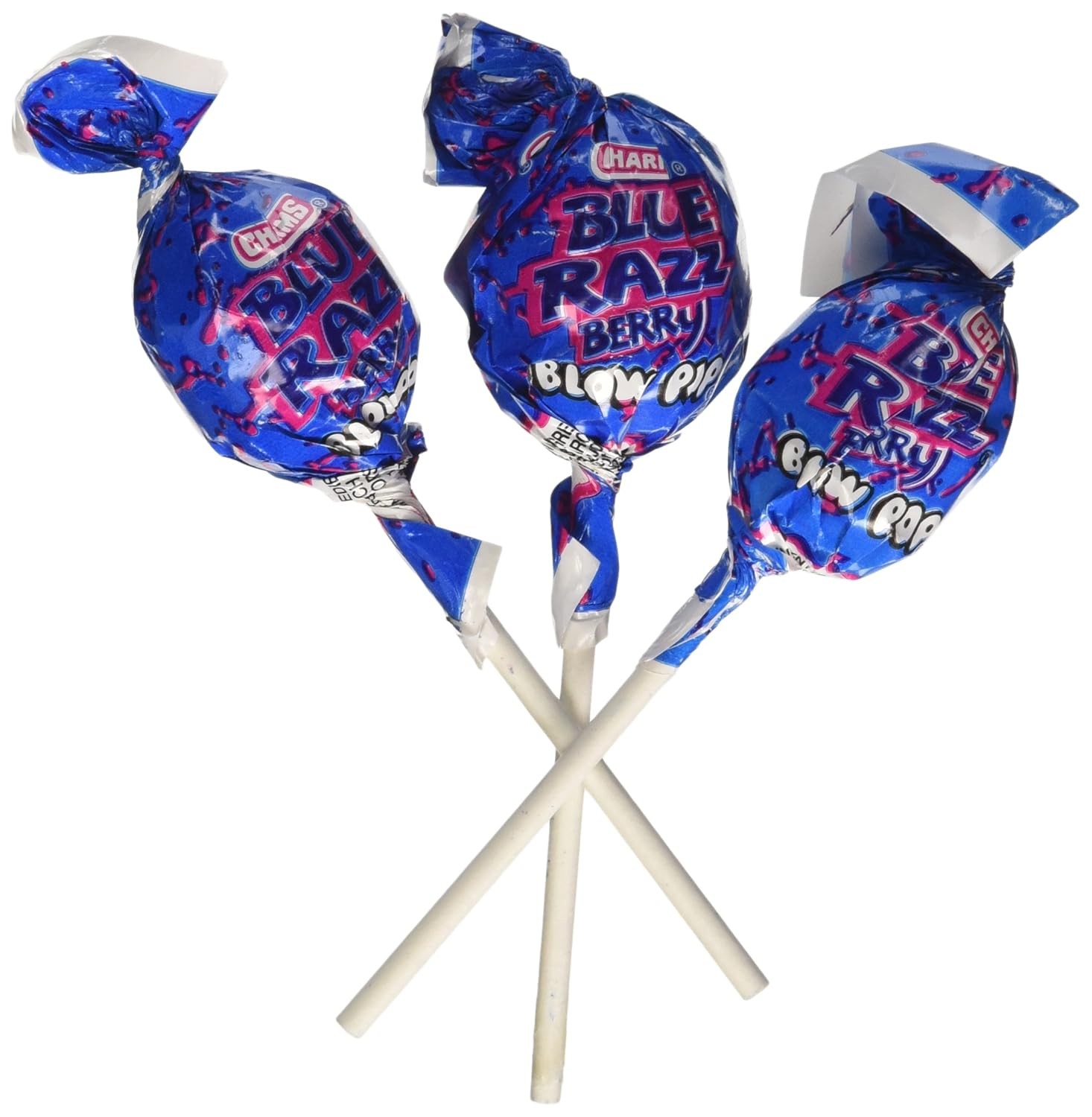 Charms Blow Pop Blue Razz Berry 48ct Box