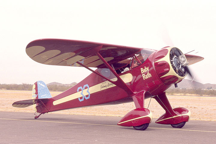 Model Airplane Plans (UC/FF): MONOCOUPE 40" 1¼" Scale .09-.19 by Frank Ehling