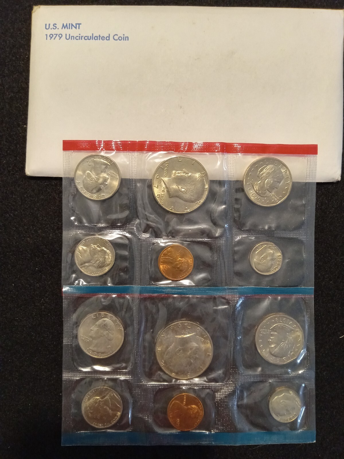 1979 U.S. MINT SET  12 Coins w/ SBA  from P & D   Mint Condition
