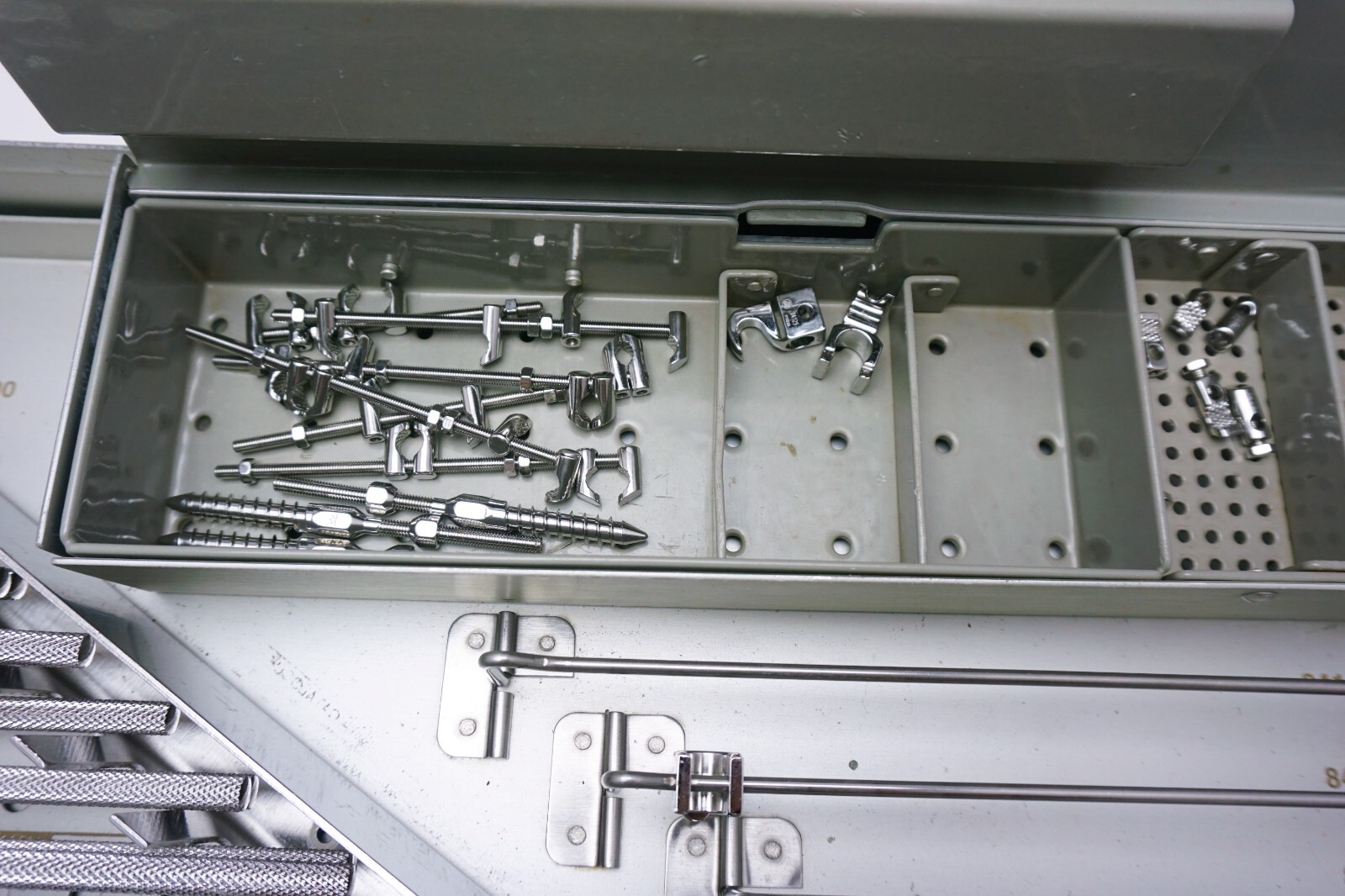 Incomplete Stuart Cotrel Dubousset Universal Spinal System Instrumentation Tray