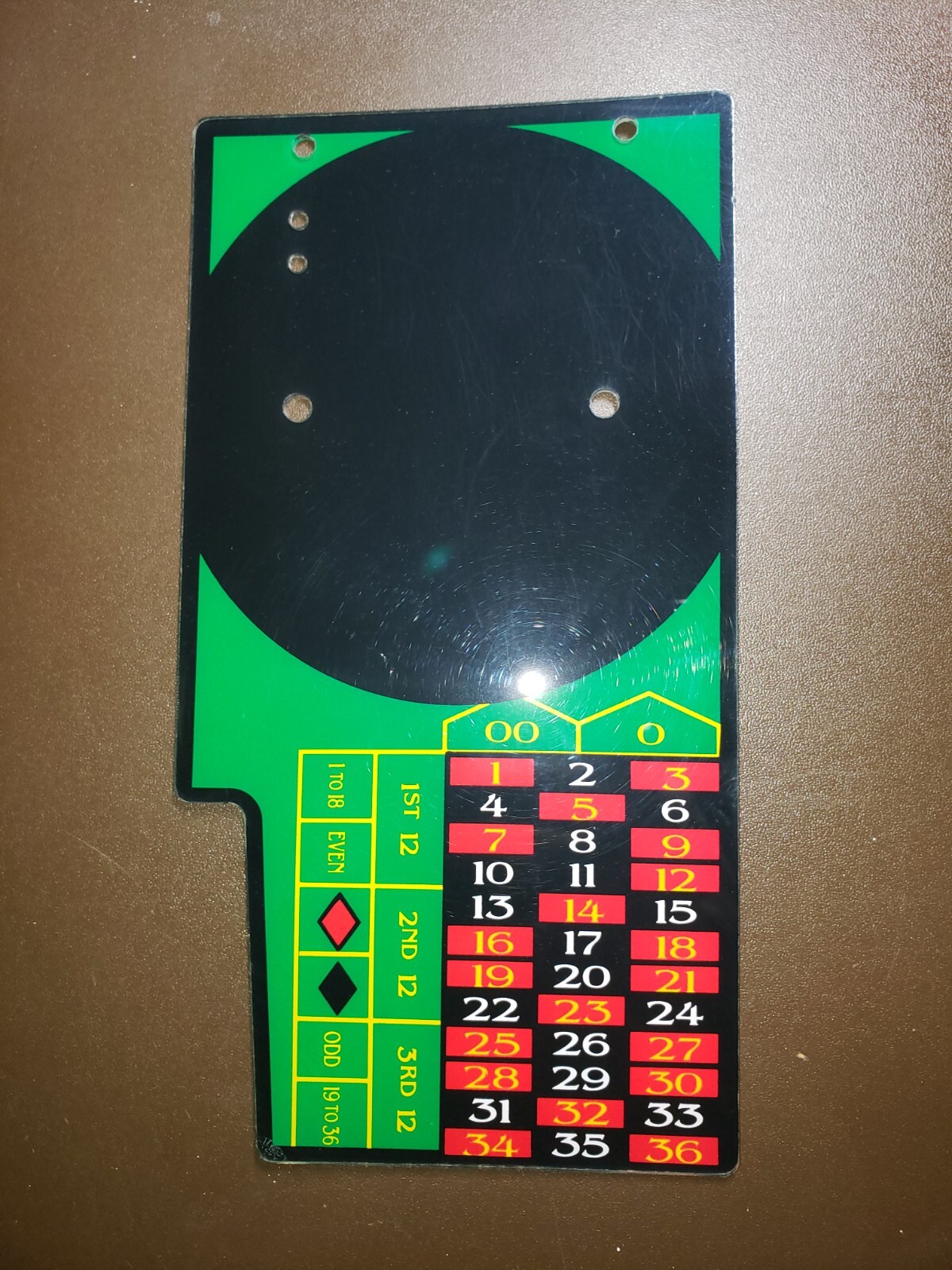 Bally WHO DUNNIT Pinball Plastic