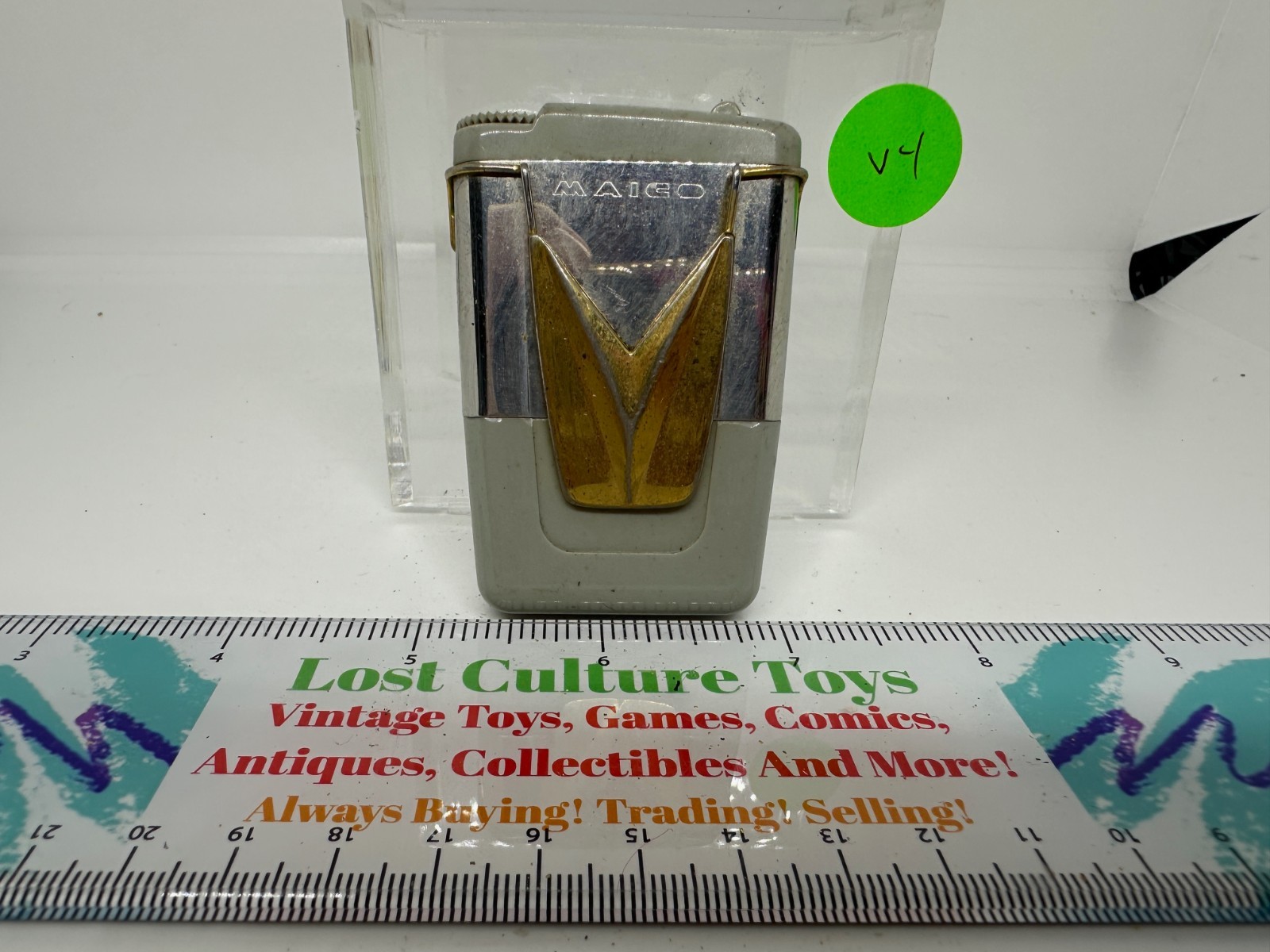 Vintage 1950s Maico Hearing Aid Model AC Art Deco Design Device Only LotV4