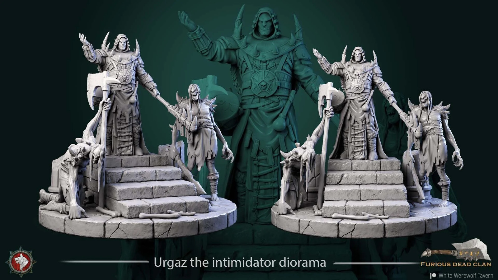 Urgaz The Intimidator - Resin Tabletop Miniature