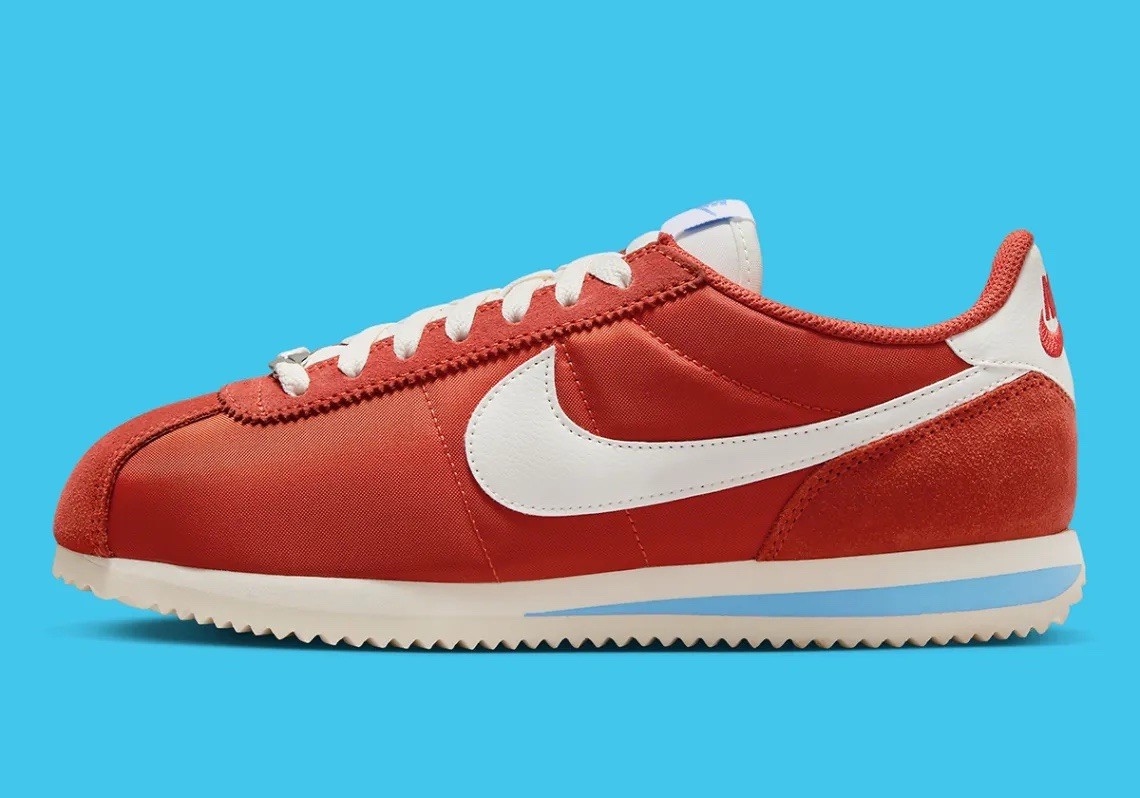 Nike Cortez Picante Red White Lace Up Casual Sneakers DZ2795-601 Women's Sizes