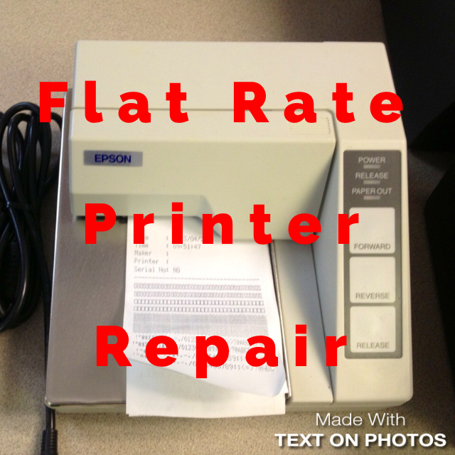 EPSON TM-U295  Flat Rate Repair including all parts & labor 6 Month Warr. M66SA