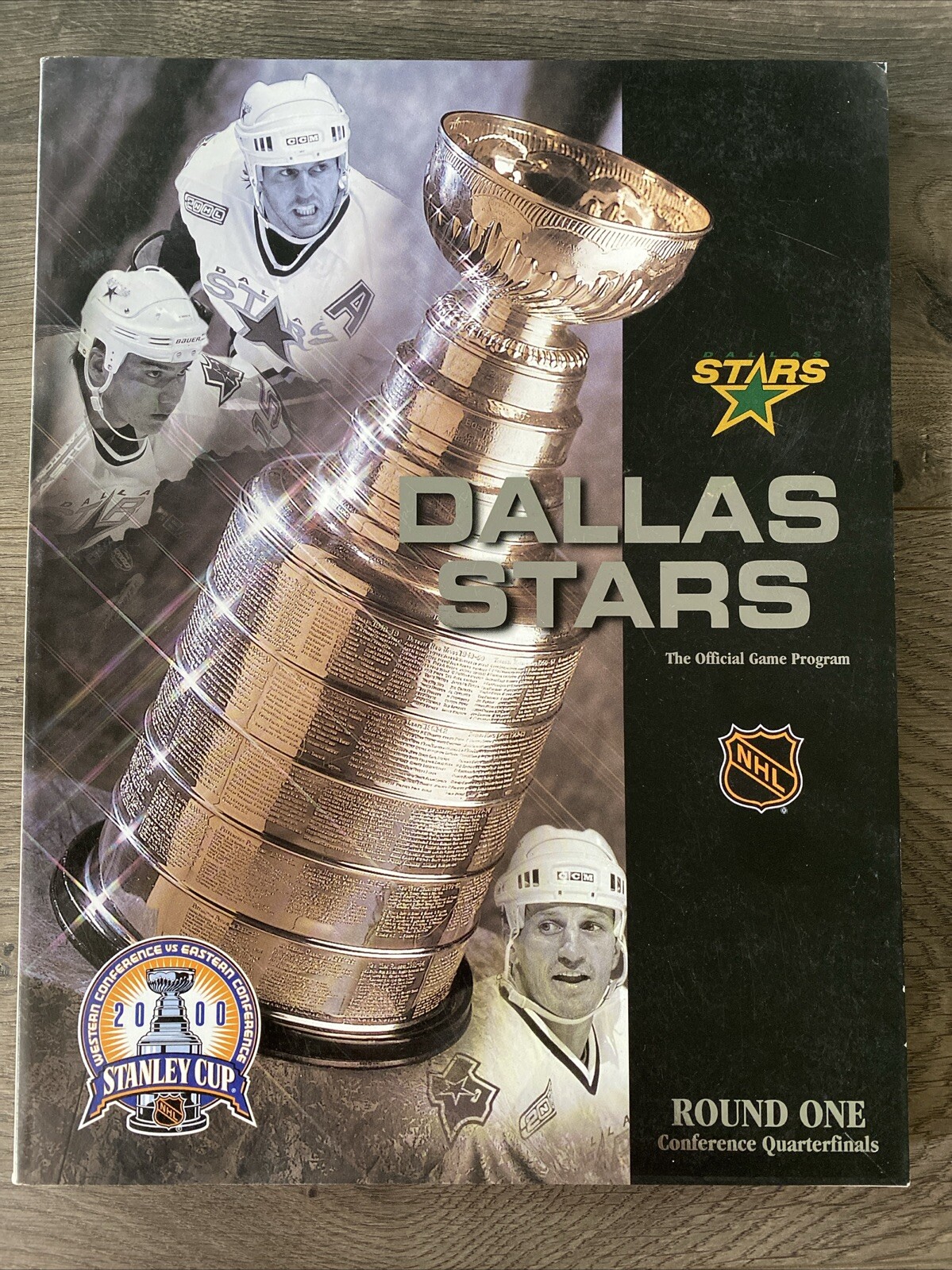 2000 NHL HOCKEY PROGRAM DALLAS STARS WEST QTR FINALS GAME PROGRAM PLAYOFFS
