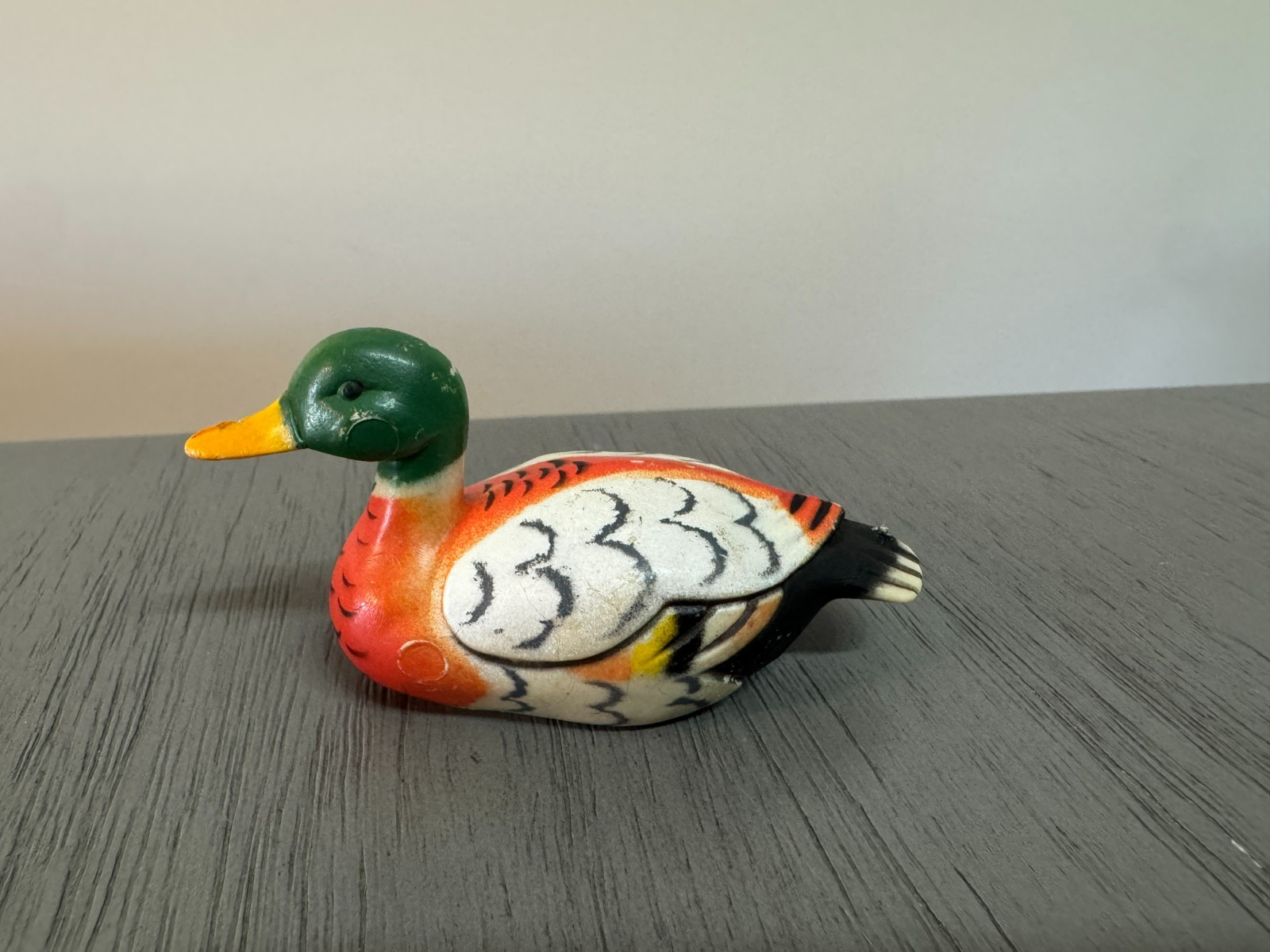 Vintage Mallard Duck Pencil Sharpener Hong Kong Small Plastic 3"  Mallard