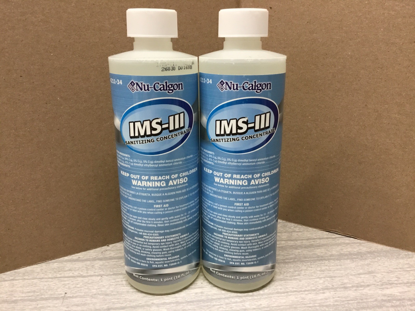 Nu-Calgon 4211-34 Ice Machine Sanitizer Concentrate 16 Fl Oz (Pack of 2)