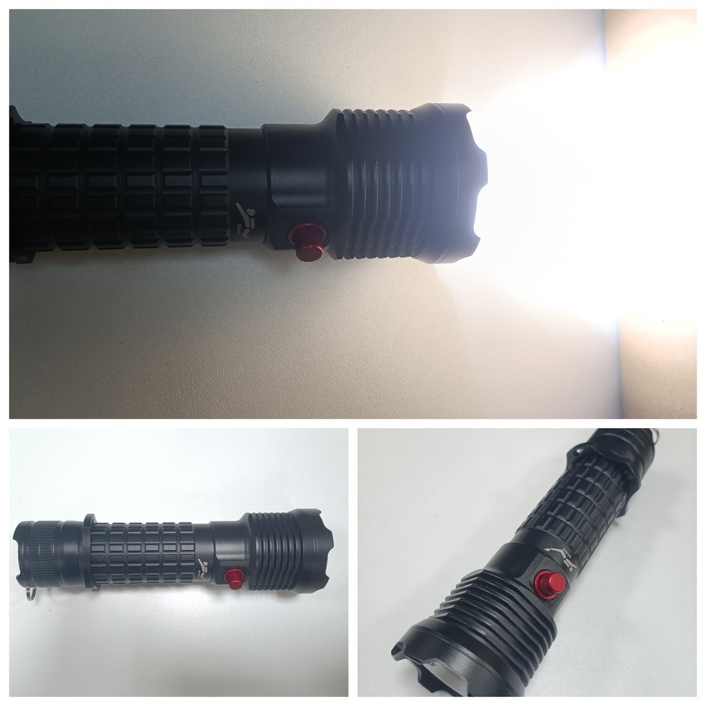 Diving Flashlight 50 Meters Underwater Lantern Searchlight Scuba Lamp US