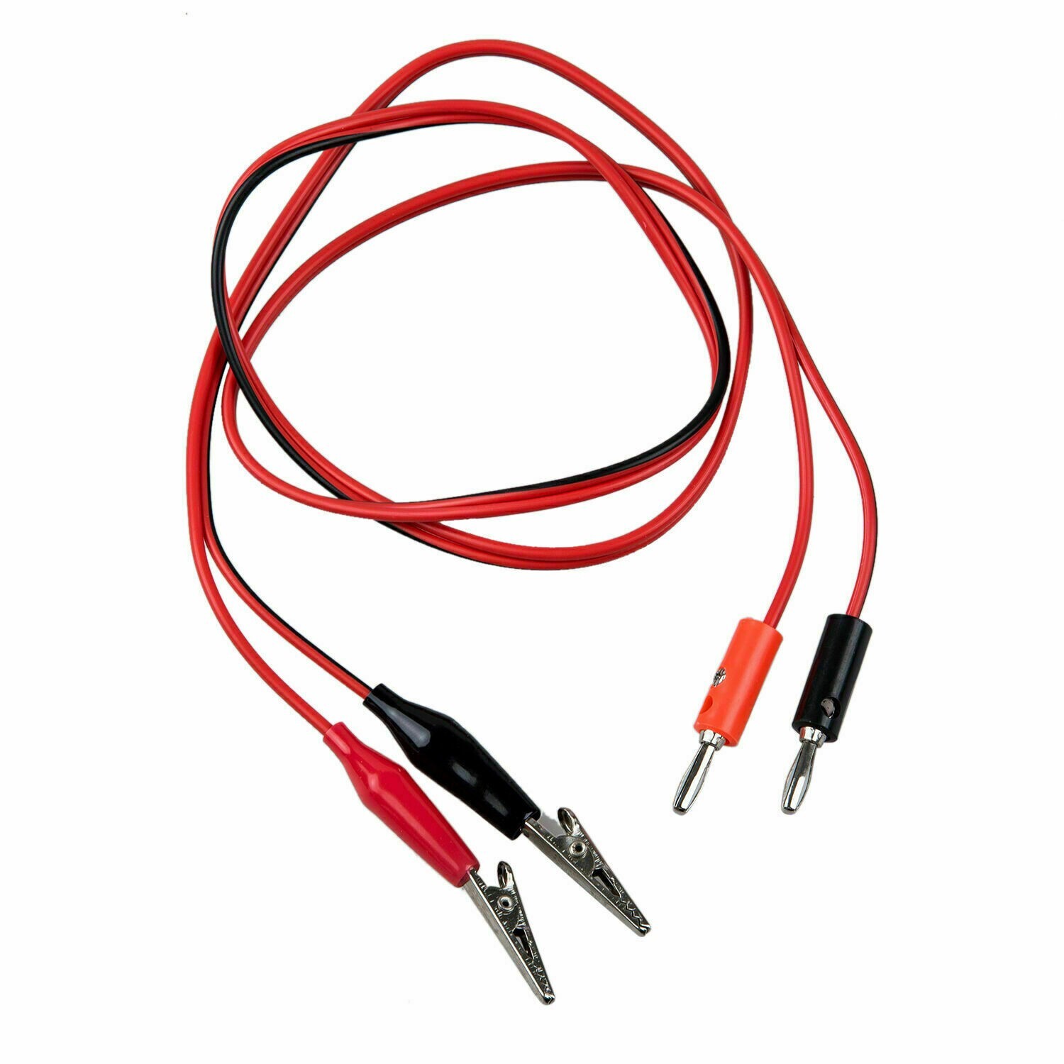 6PCS Double Ended Crocodile Wire Alligator Clip Electric Test Cable Connector US